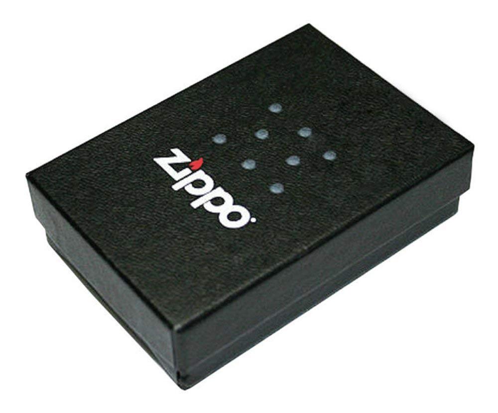 Zippo Black Matte Yin-Yang Design Windproof Pocket Lighter - Perfect for Camping, Hiking & Outdoor Adventures