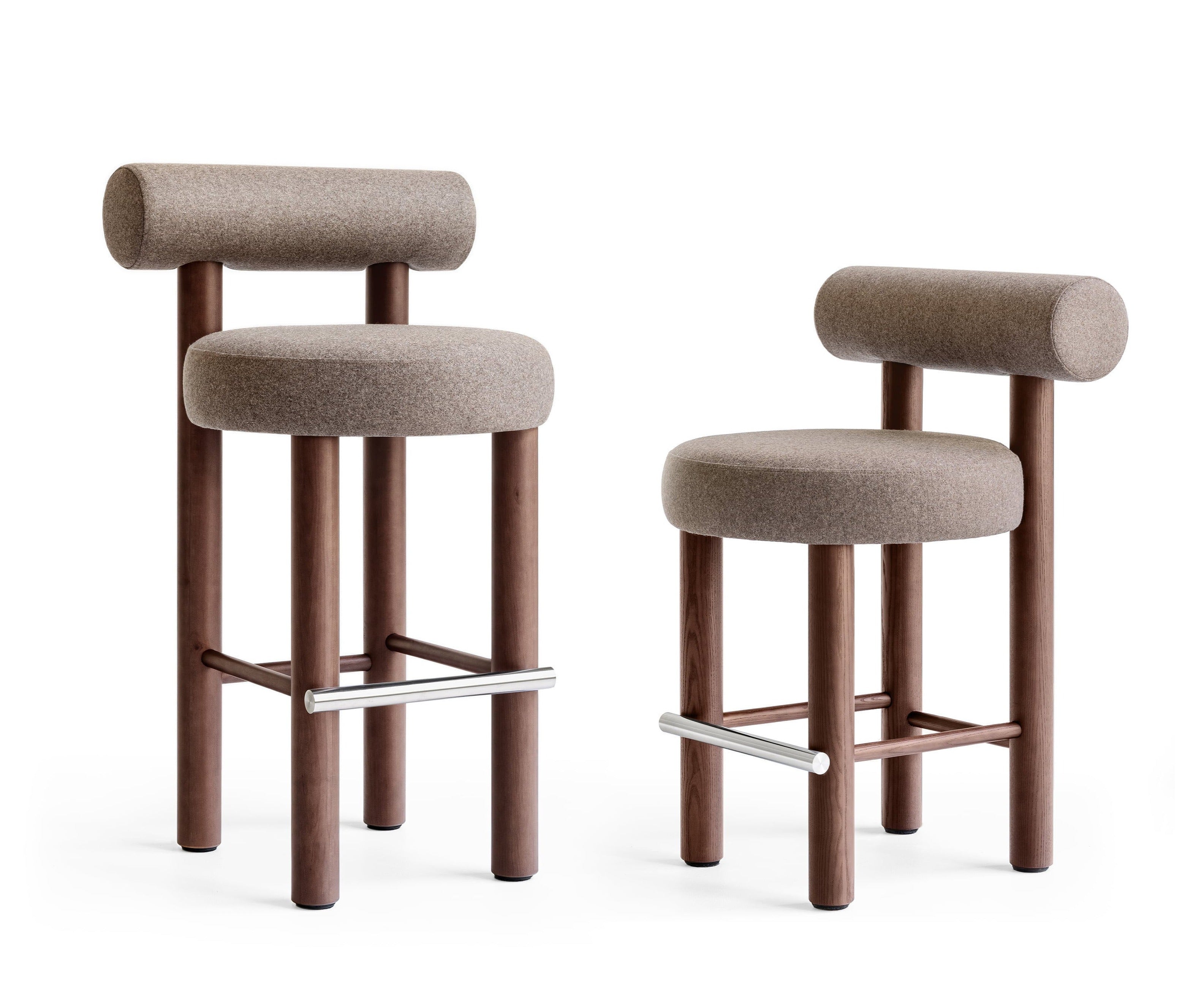 Noom Gropius Stool CS2 - Modern Minimalist Bar Stool for Kitchen, Dining & Gaming Setup - Ergonomic Design for Comfortable Seating at Home or Office