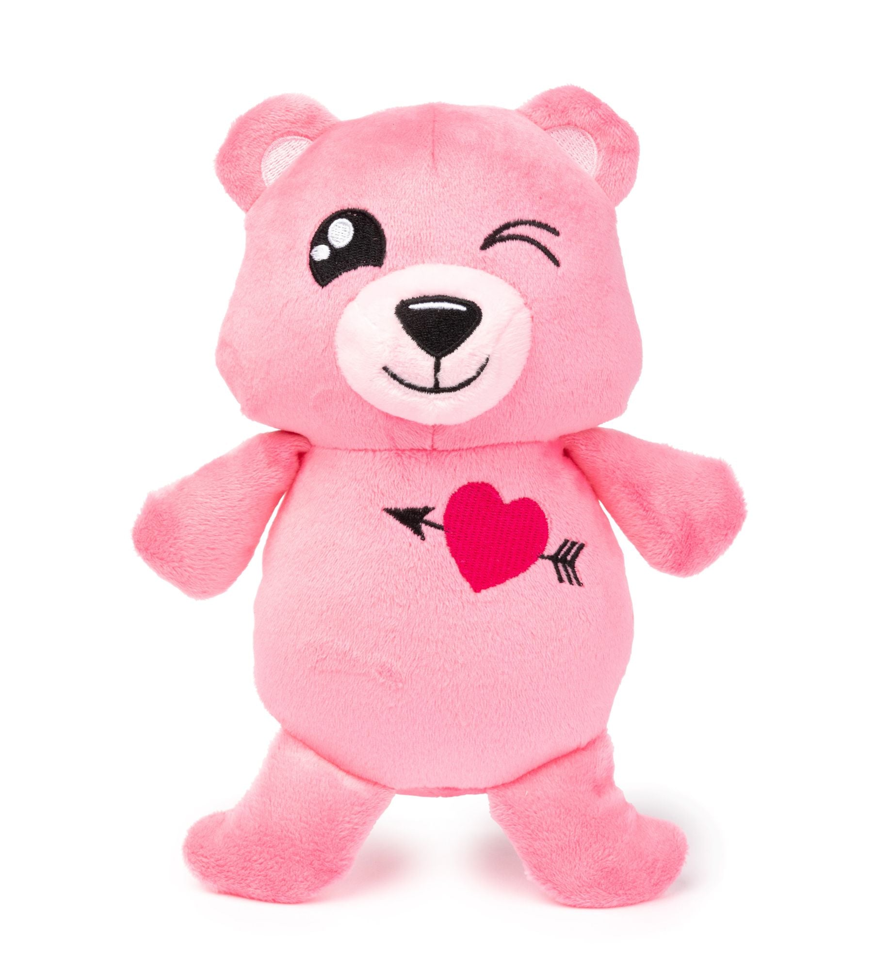 Fuzzy Valentine's Day Plush Dog Toy - Nothing Butt Love Bear | Cute & Soft Chew Toy for Small & Medium Dogs | Perfect Gift for Pet Lovers & Valentine's Day