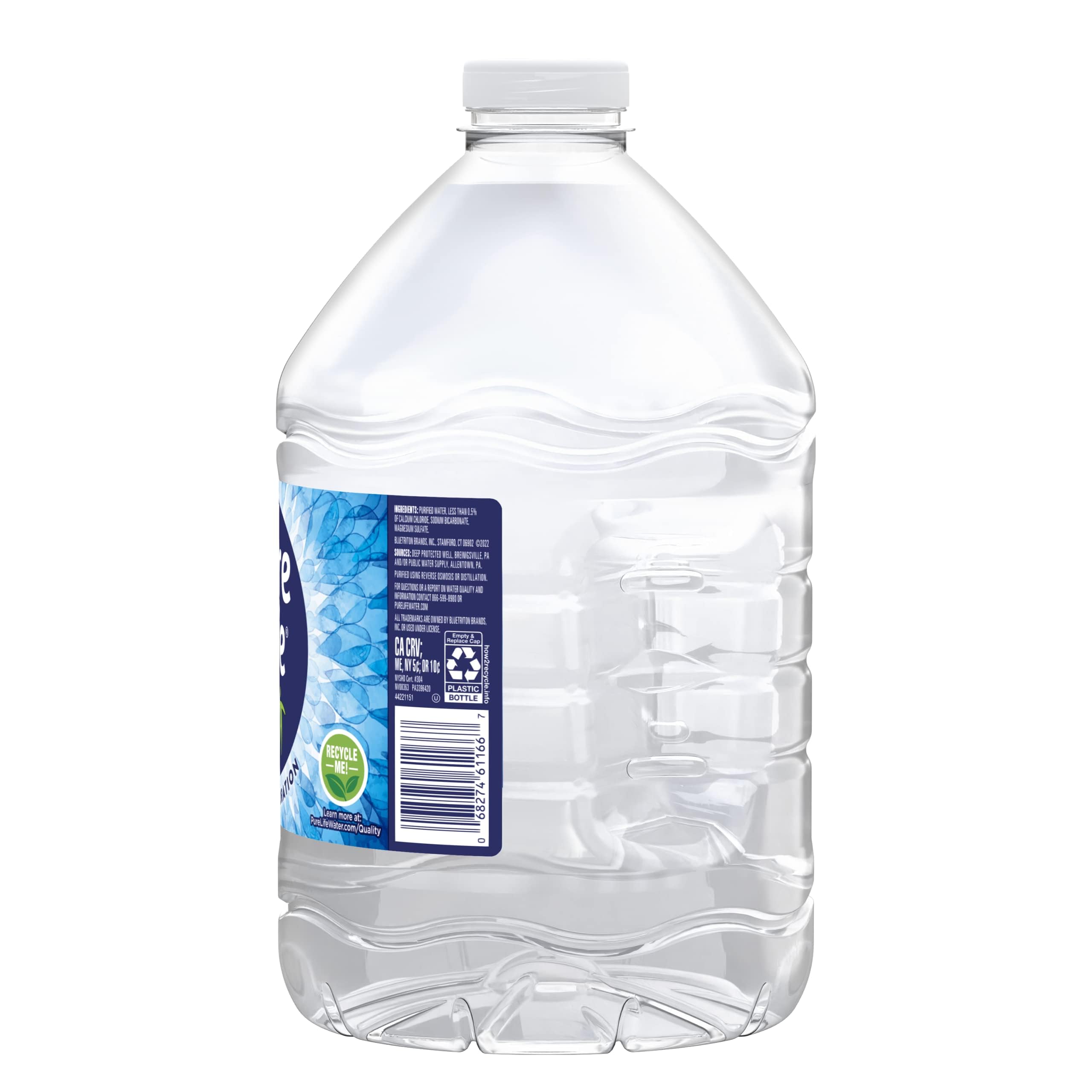 Pure Life Purified Water - 101.4 Fl Oz (3 Liters) Plastic Bottle | BPA-Free Drinking Water for Home, Office, Gym & Emergency Preparedness