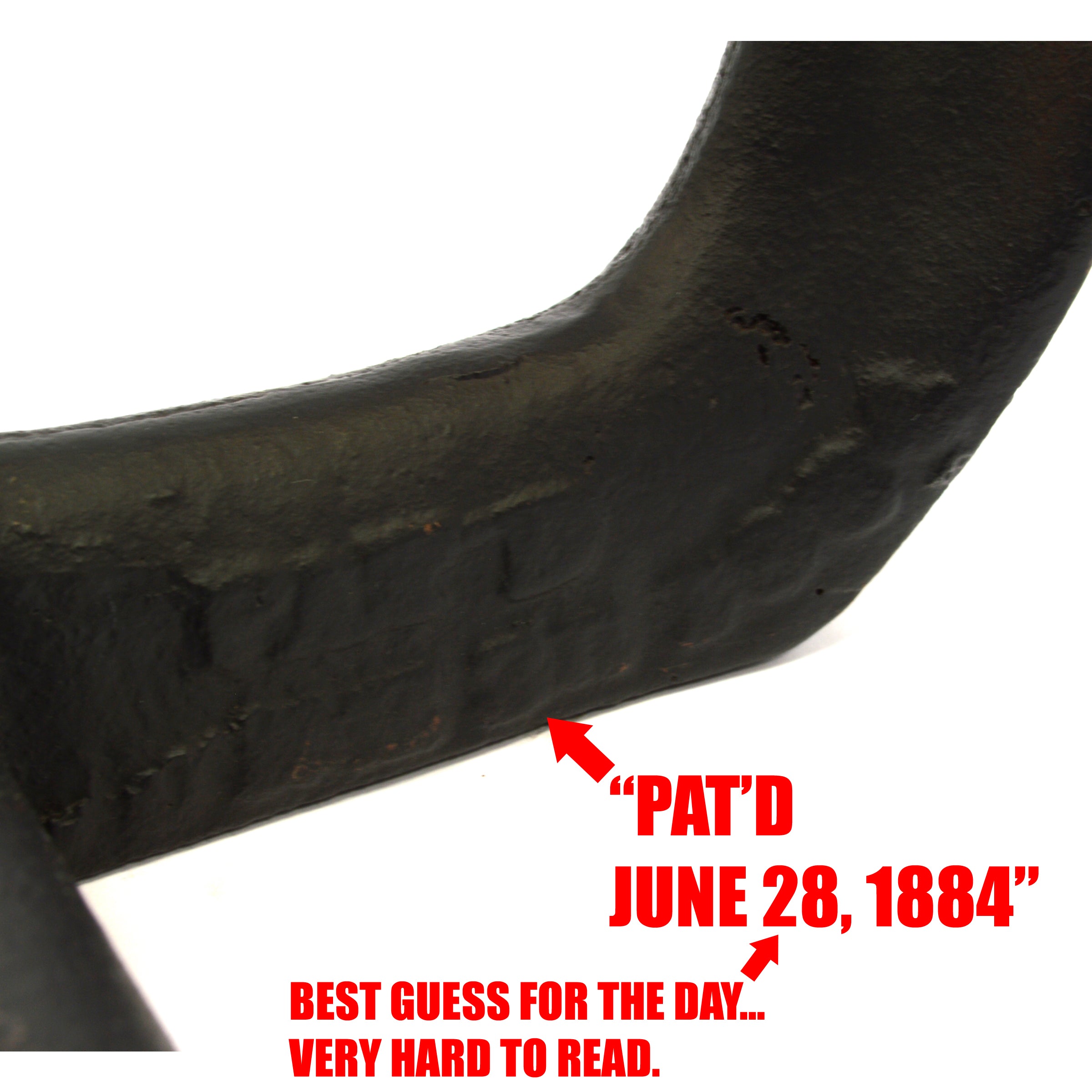 Vintage Antique Cast Iron Cobbler's Shoe Last - Blakey's Paragon No. 2 Shoemaker Anvil from 1884 | Perfect for Shoe Repair, Leather Crafting & Historical Display