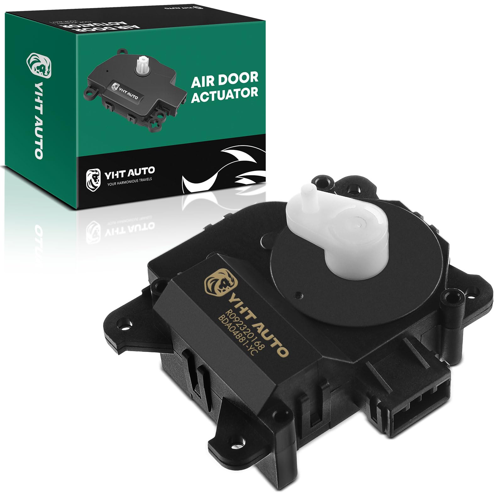 YHTAUTO HVAC Air Door Actuator Heater Blend Door Levers - Compatible with Cadillac SRX 2004-2009 & CTS 2003-2007 - 7 Pin Main Air Inlet Flap Actuator - Replacement for #25740409 - Perfect for AC System Repair and Climate Control Maintenance