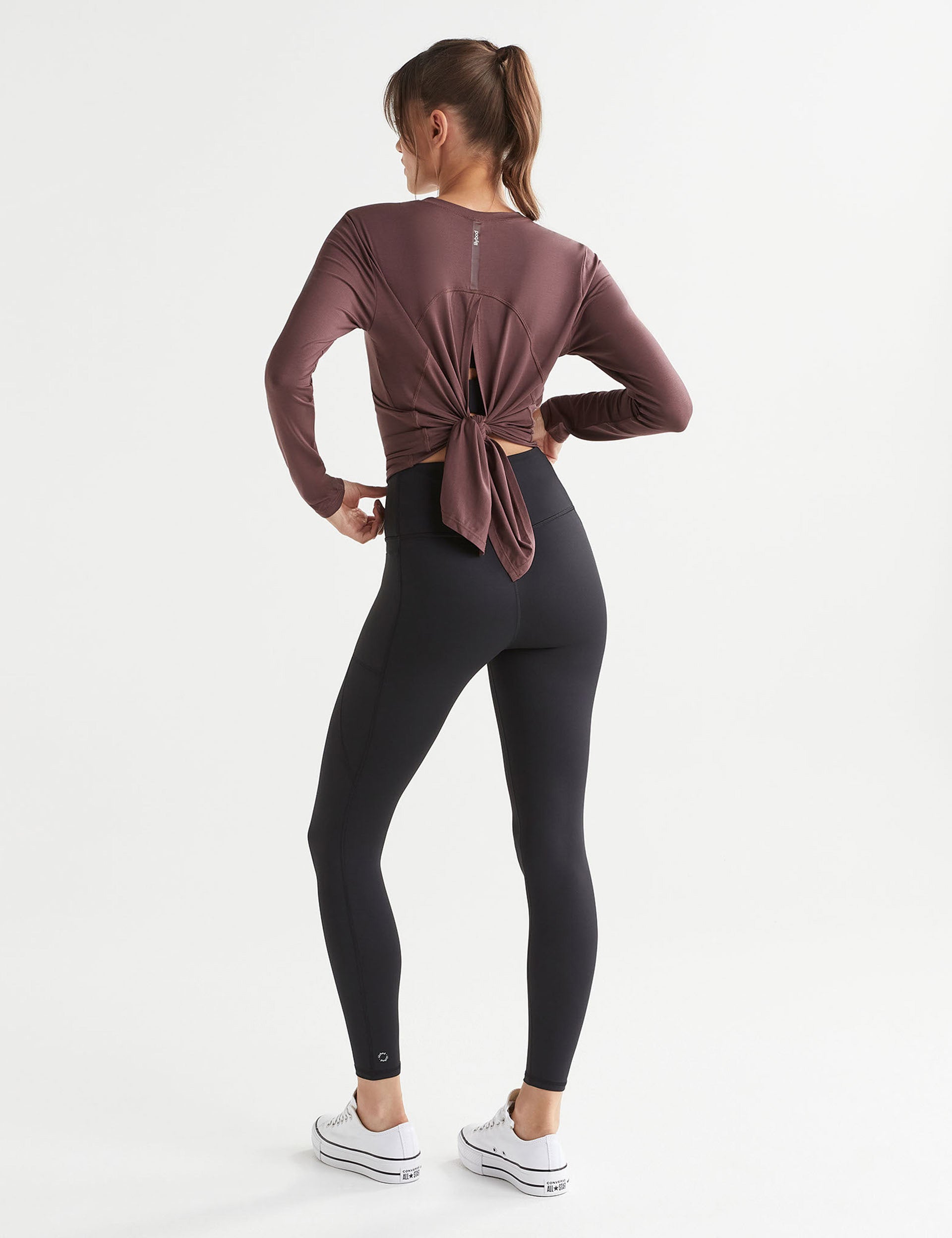Kendall Women's Long Sleeve T-Shirt Burgundy - Soft Casual Blouse for Work, Date Night & Everyday Wear