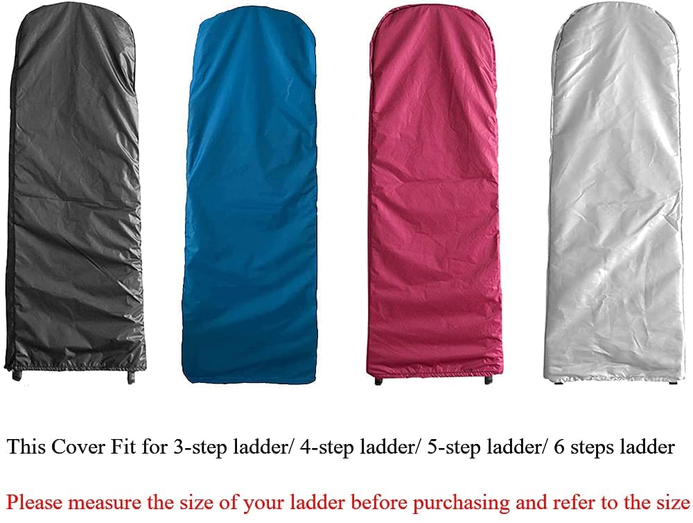 Dustproof Folding Ladder Cover for Indoor & Outdoor Use - Waterproof Stepladder Storage Bag Protector for Patio, Garden, and Household Furniture - Perfect for Home Organization and Ladder Protection