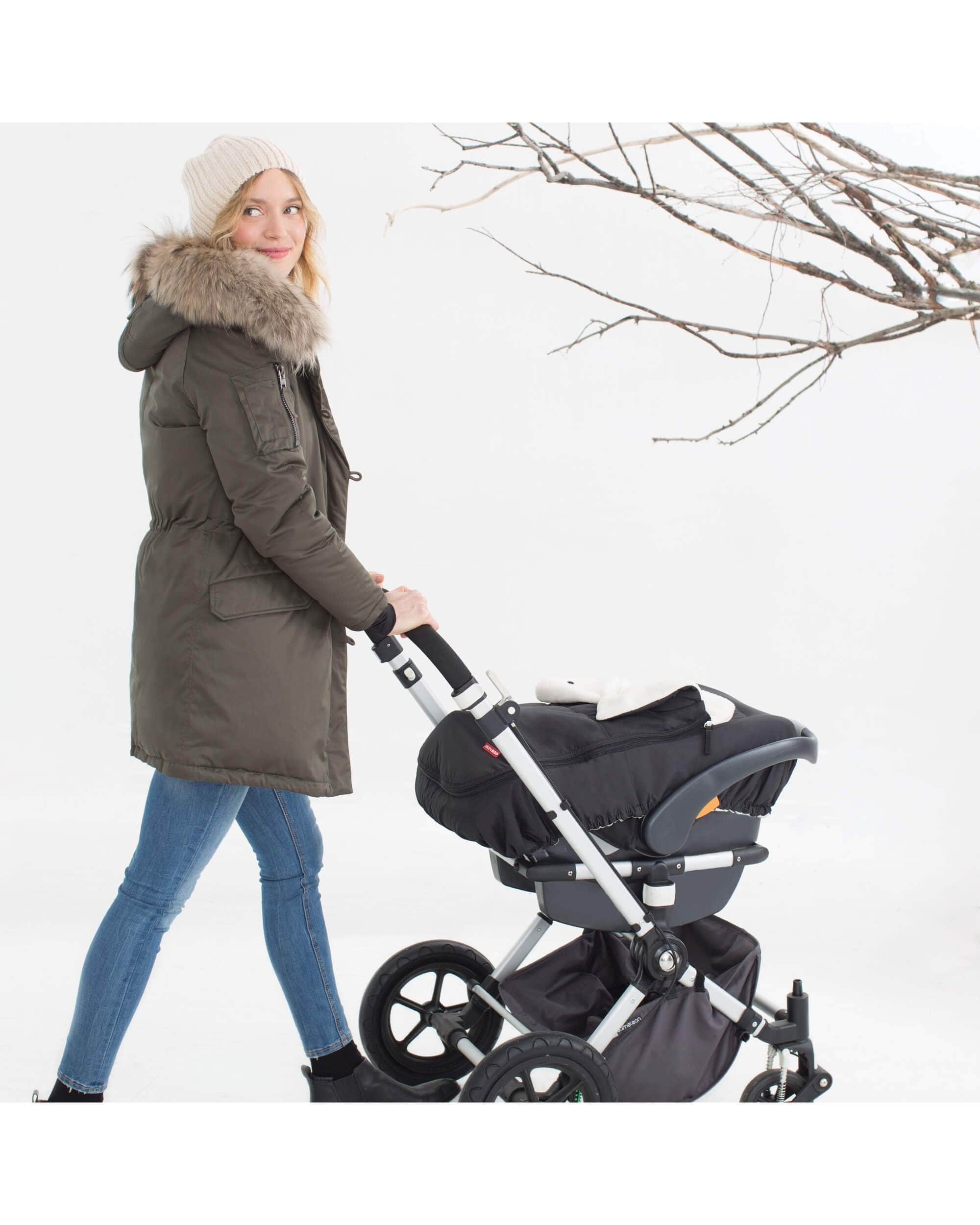 Skip Hop Stroll & Go Car Seat Cover - Waterproof & Universal Fit for Baby Strollers - Perfect for Travel, Shopping & Outdoor Adventures