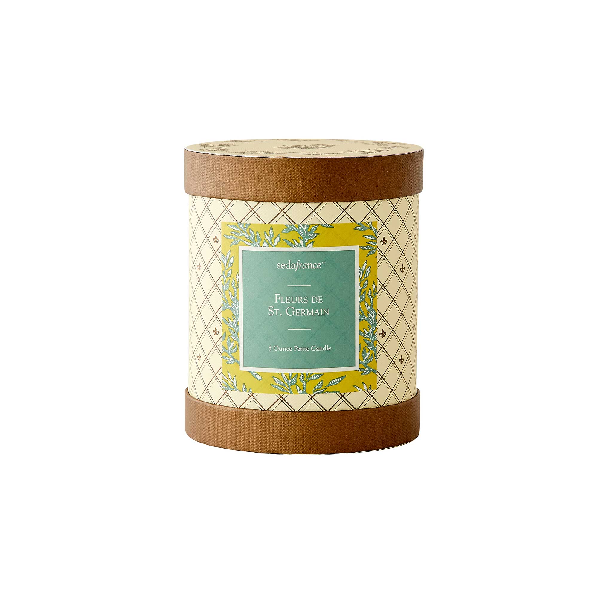 Fleurs de St. Germain Classic Toile Petite Ceramic Candle - French-Inspired Scented Candle for Home Decor, Romantic Ambiance & Gift Giving