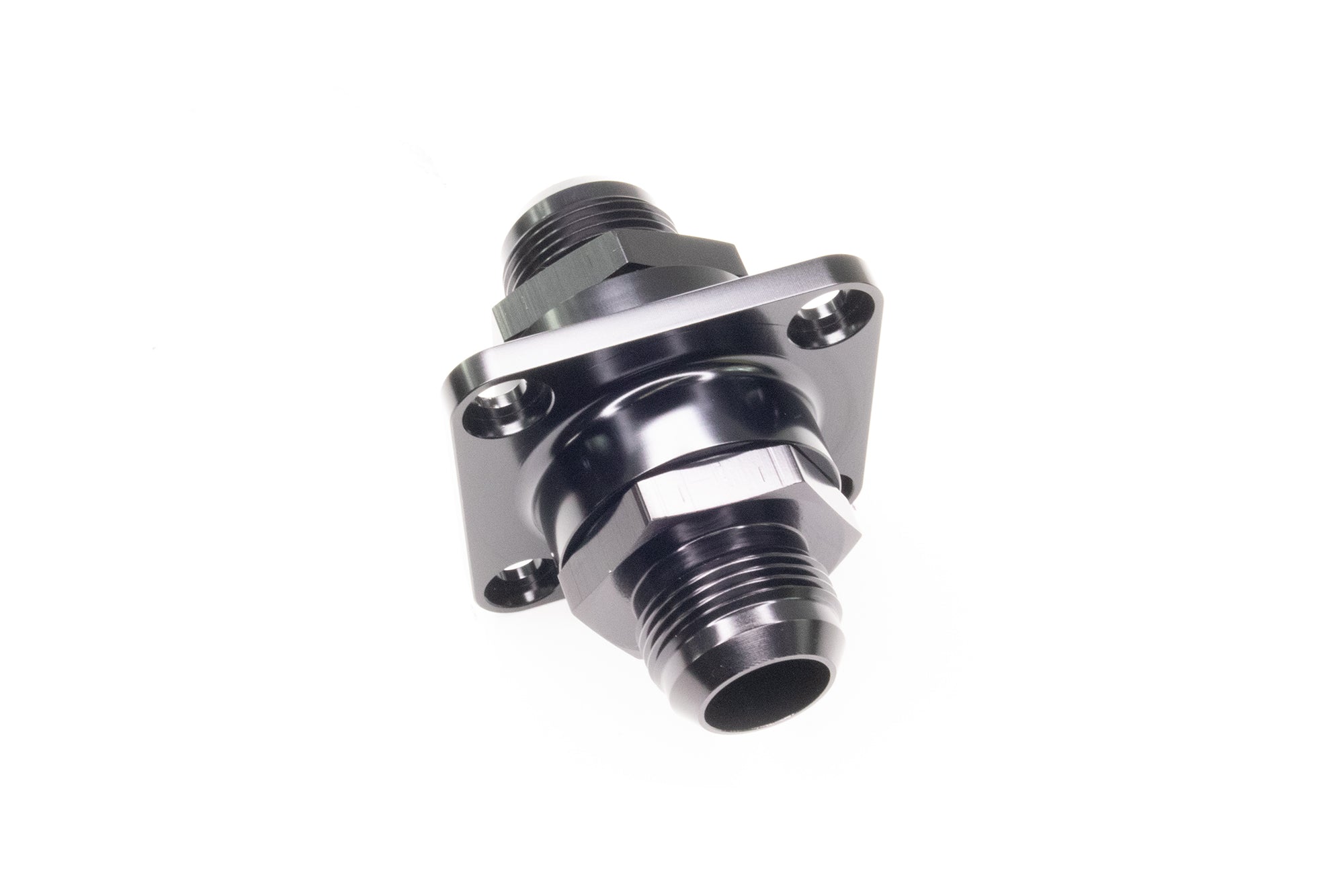 High-Performance Billet Single Firewall Pass Thru 20 ORB Fitting - Universal Intercooler, PCV Burn Down & Turbo System Upgrade - Perfect for Automotive & Racing Applications