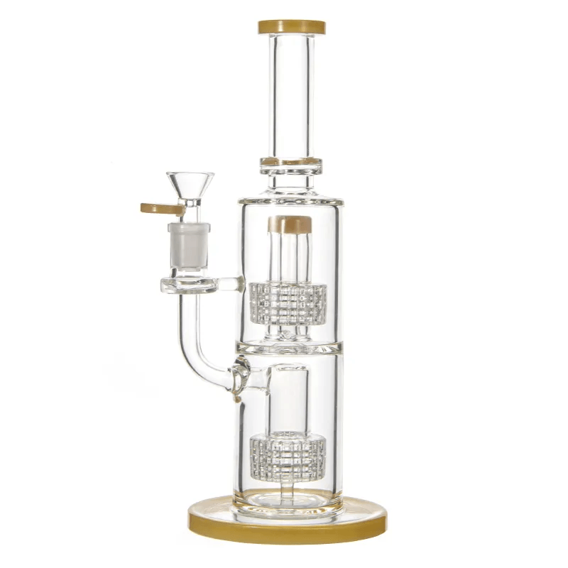 11 Inch Thick Glass Bong - 14mm Joint Water Pipe & Oil Dab Rig for Smooth Smoking Sessions | Perfect for Home Use, Parties & Relaxation