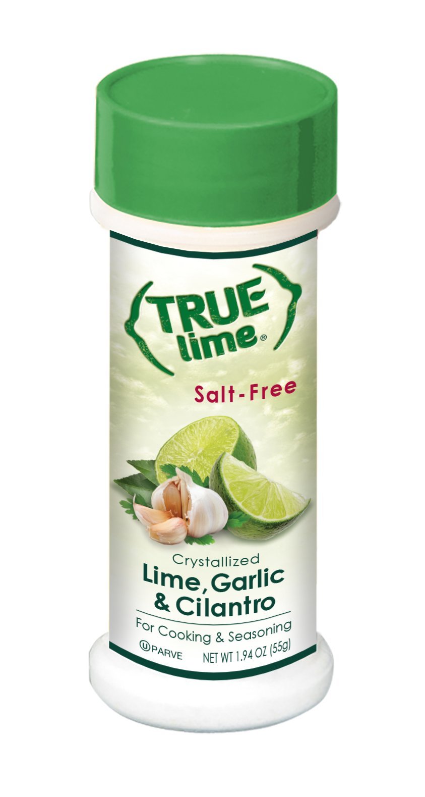 True Lime Garlic & Cilantro Seasoning Shaker - Pack of 36 | Natural Lime Flavor for Tacos, Burritos & Mexican Dishes | Gluten-Free & Non-GMO | Perfect for Home Cooking & Restaurant Use