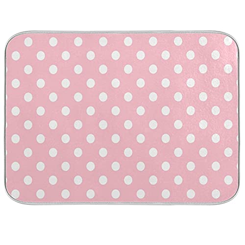 Pink White Polka Dot