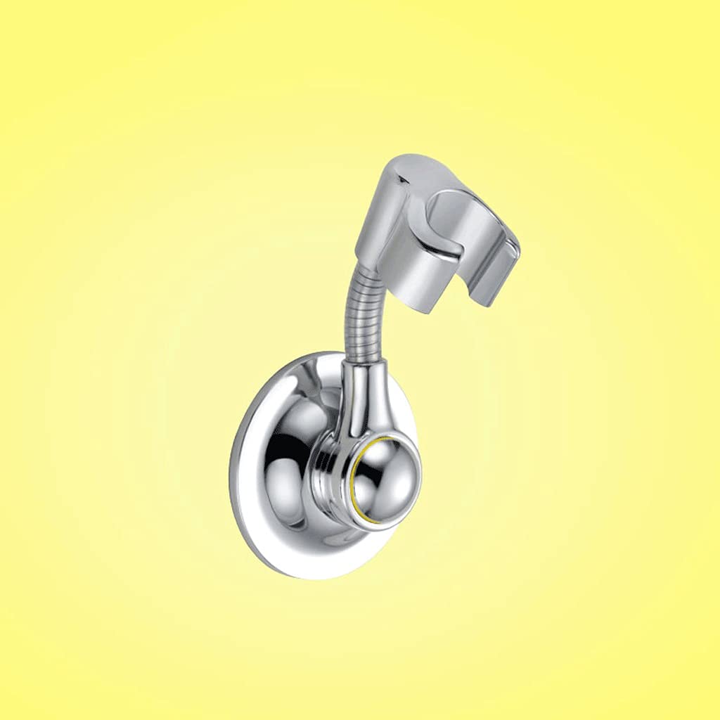 MJWDP Adjustable Shower Arm Bracket - 360° Swivel Showerhead Holder with Punch-Free Installation for Bathroom, Perfect for Rainfall & Handheld Showerheads - Ideal for Home, Hotel, and Spa Use