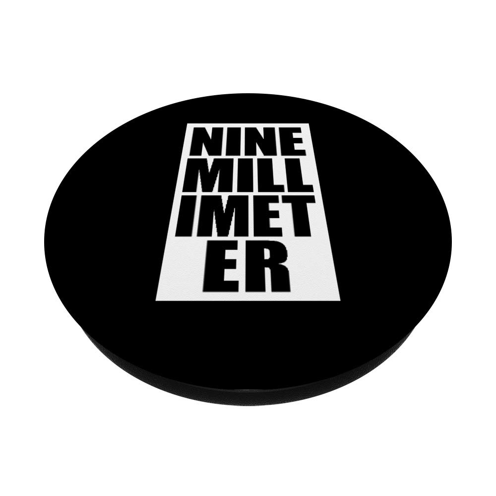 9mm Bullet PopSockets Phone Grip & Stand - Second Amendment Rights Gift for iPhone, Samsung & Tablets - Perfect for Gun Enthusiasts & 2A Supporters