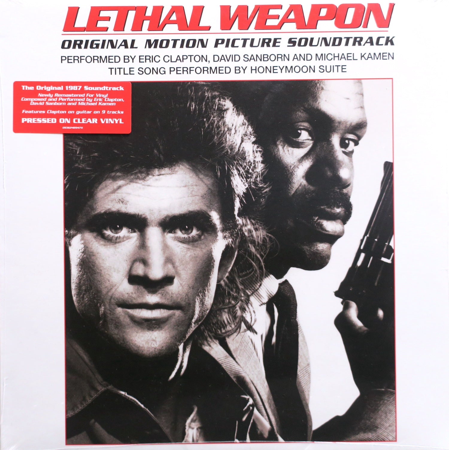 LETHAL WEAPON Original Motion Picture Soundtrack - Limited Edition Clear Vinyl LP | 80s Action Movie Music Collectible | Perfect for Vinyl Collectors & Movie Fans
