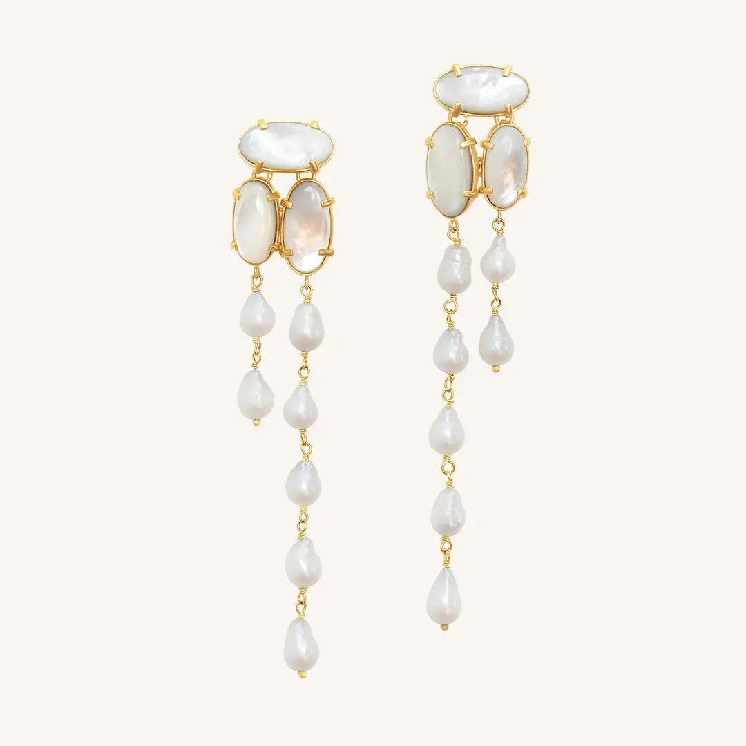 Muir Statement Earrings for Women - Elegant Dangle Drop Earrings for Party, Wedding & Special Occasions | Fashion Jewelry Gift for Her