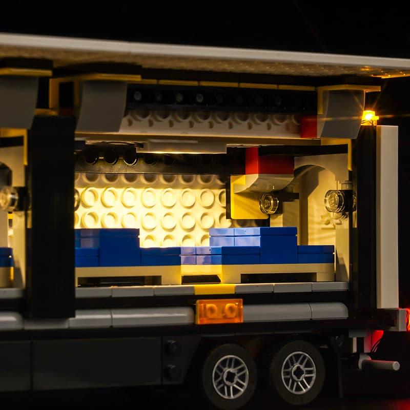 LEGO City Yellow Delivery Truck 60440 Light Kit - Compatible with LEGO Sets - DIY Lighting for LEGO Models - Perfect for Display & Nighttime Play