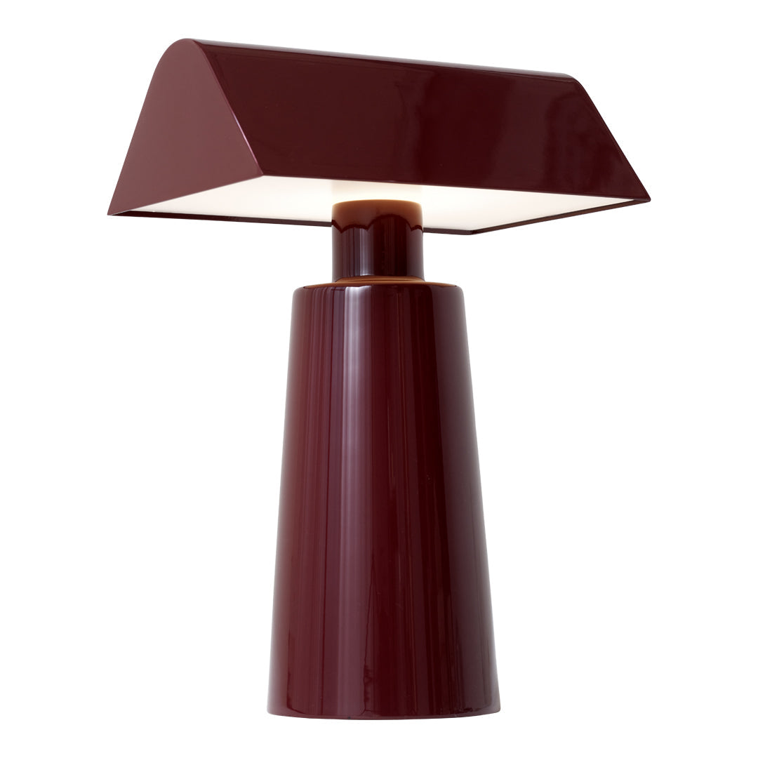 Caret MF1 Portable Table Lamp - USB Rechargeable LED Night Light for Bedroom, Office, Study & Travel - Adjustable Brightness & Warm White Light
