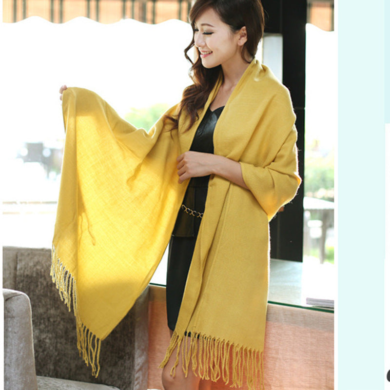 Luxury Cashmere Scarf for Women - Soft Winter Wrap Shawl - Perfect for Cold Weather, Office & Evening Outfits