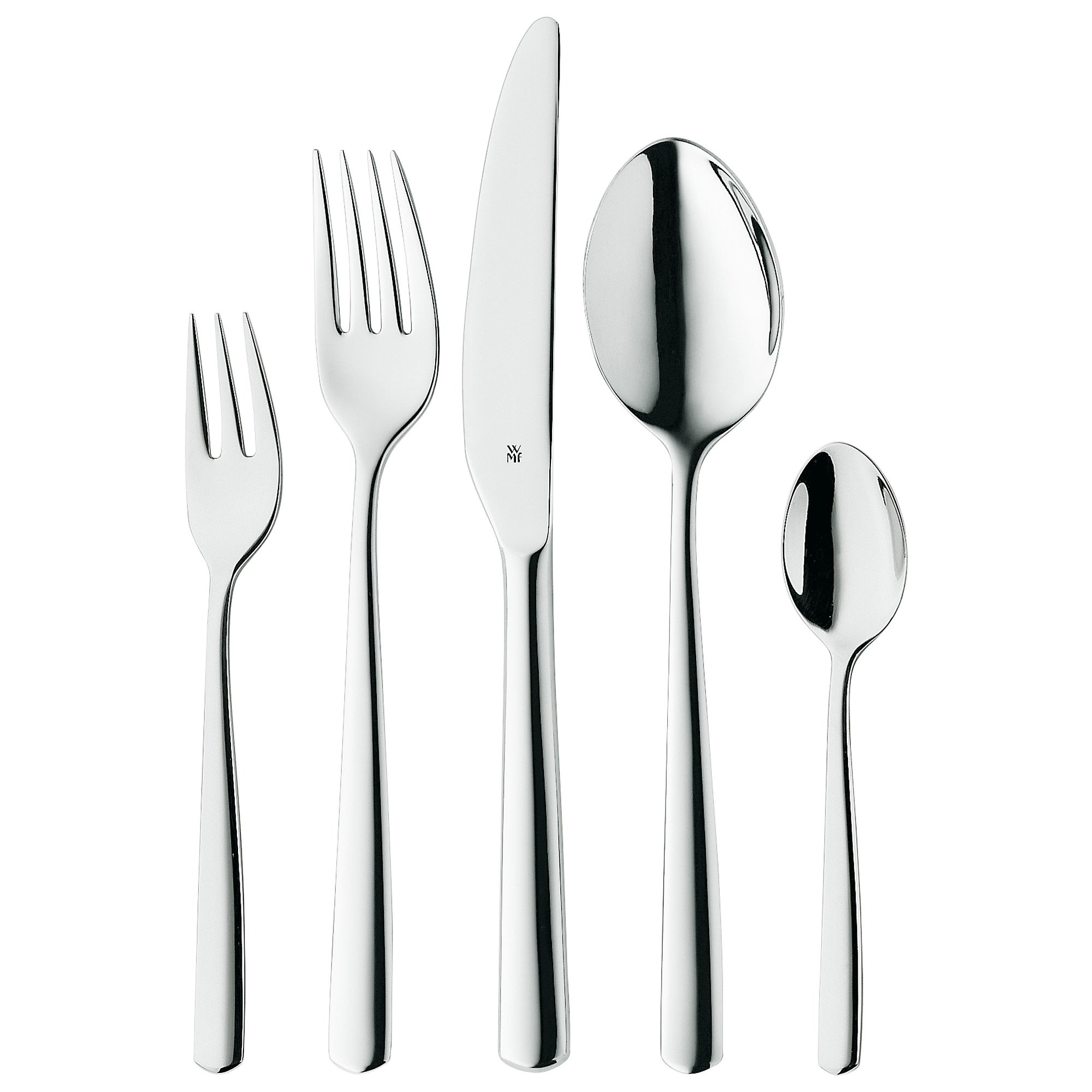 WMF Dallas 30-Piece Stainless Steel Cutlery Set - Knife Fork Spoon Set for Everyday Dining, Dinner Parties & Kitchen Essentials