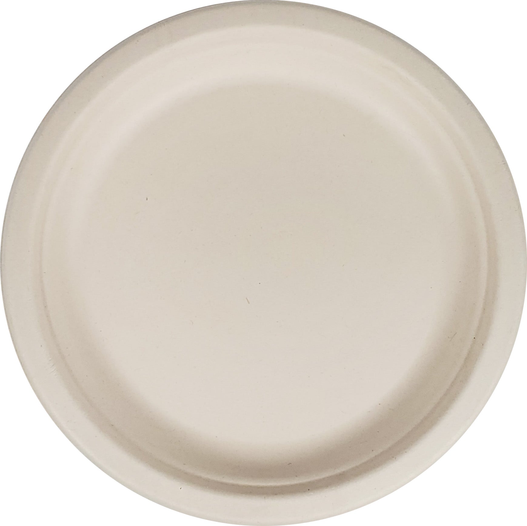 Eco-Friendly 9-Inch Natural Round Plates - Biodegradable Bagasse Disposable Plates for Parties, Picnics & Eco-Conscious Dining