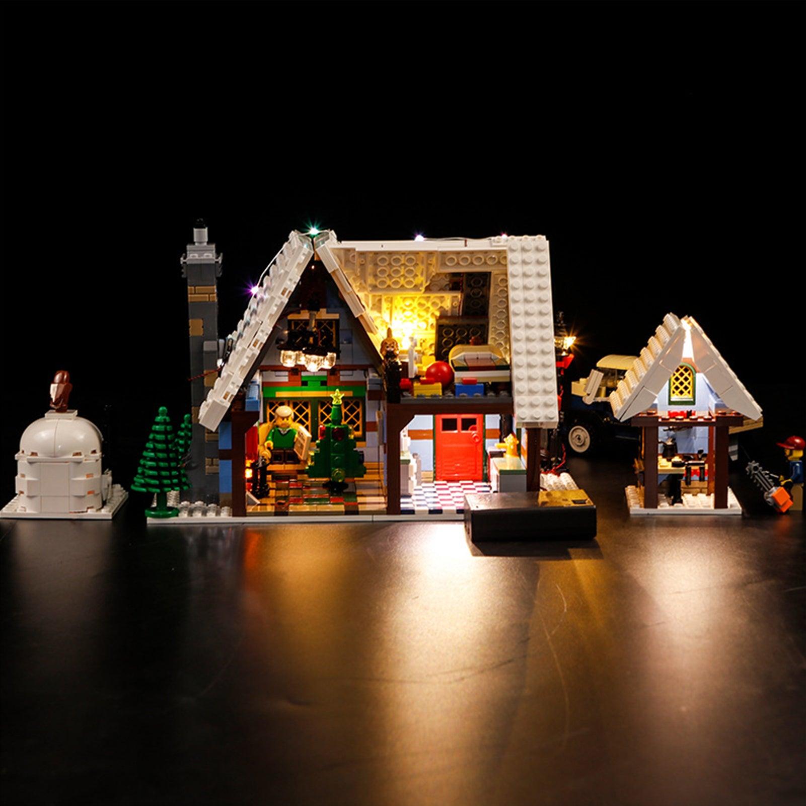 Lego Creator Winter Village Post Office 10222 Light Kit - Compatible with Lego Sets - Perfect for Holiday Displays & Winter Village Scenes