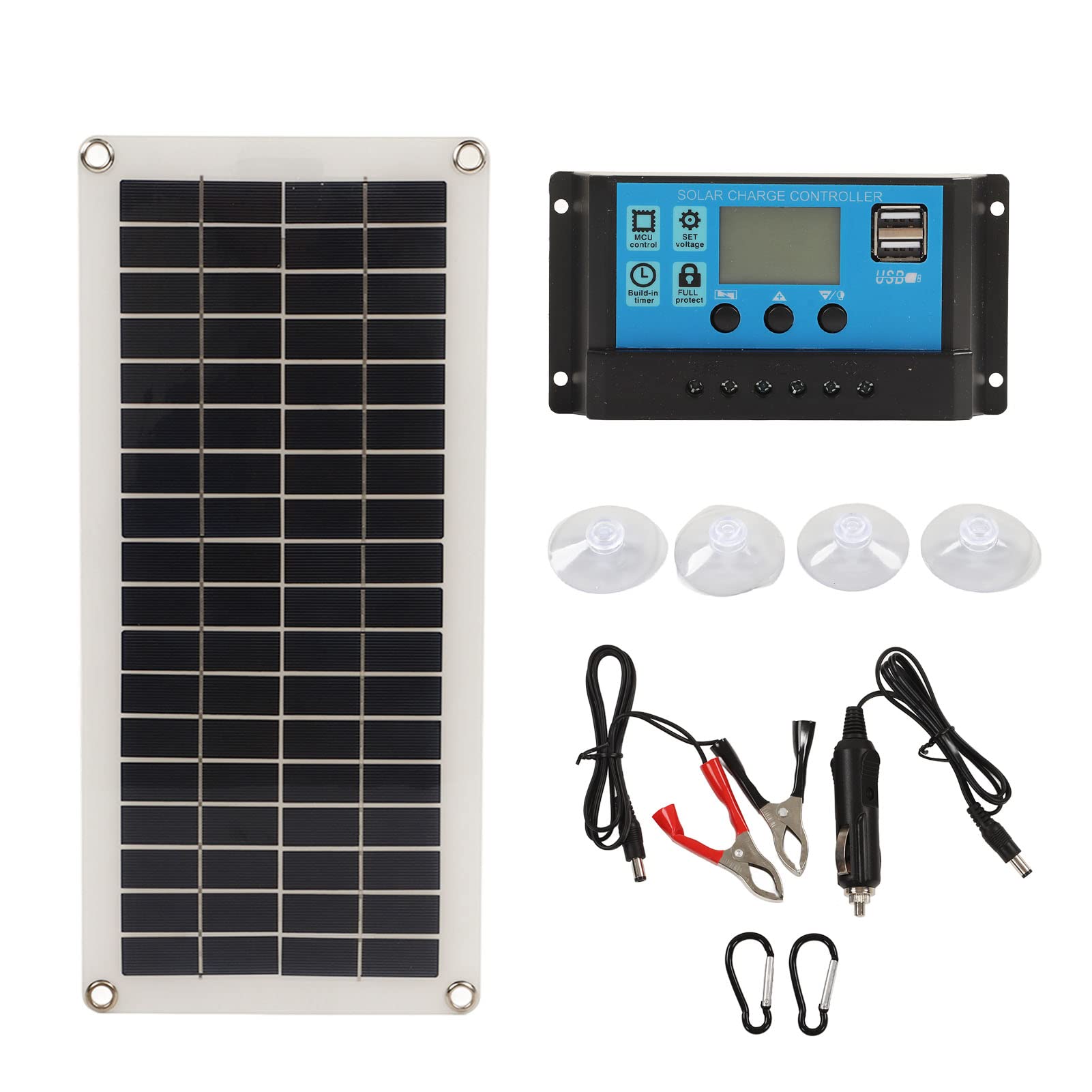 10A Solar Panel Charger for Motorcycles - IP65 Waterproof, Durable & Battery Protection | Solar Powered Charging for Outdoor, Camping, RV & Emergency Use