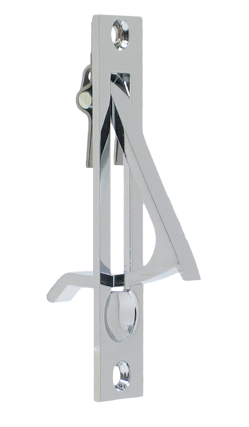 FPL Manor Solid Brass Pocket Door Hardware - Passage Function for Hall & Closet - Polished Chrome Finish - Perfect for Space-Saving Interior Doors & Modern Home Renovations
