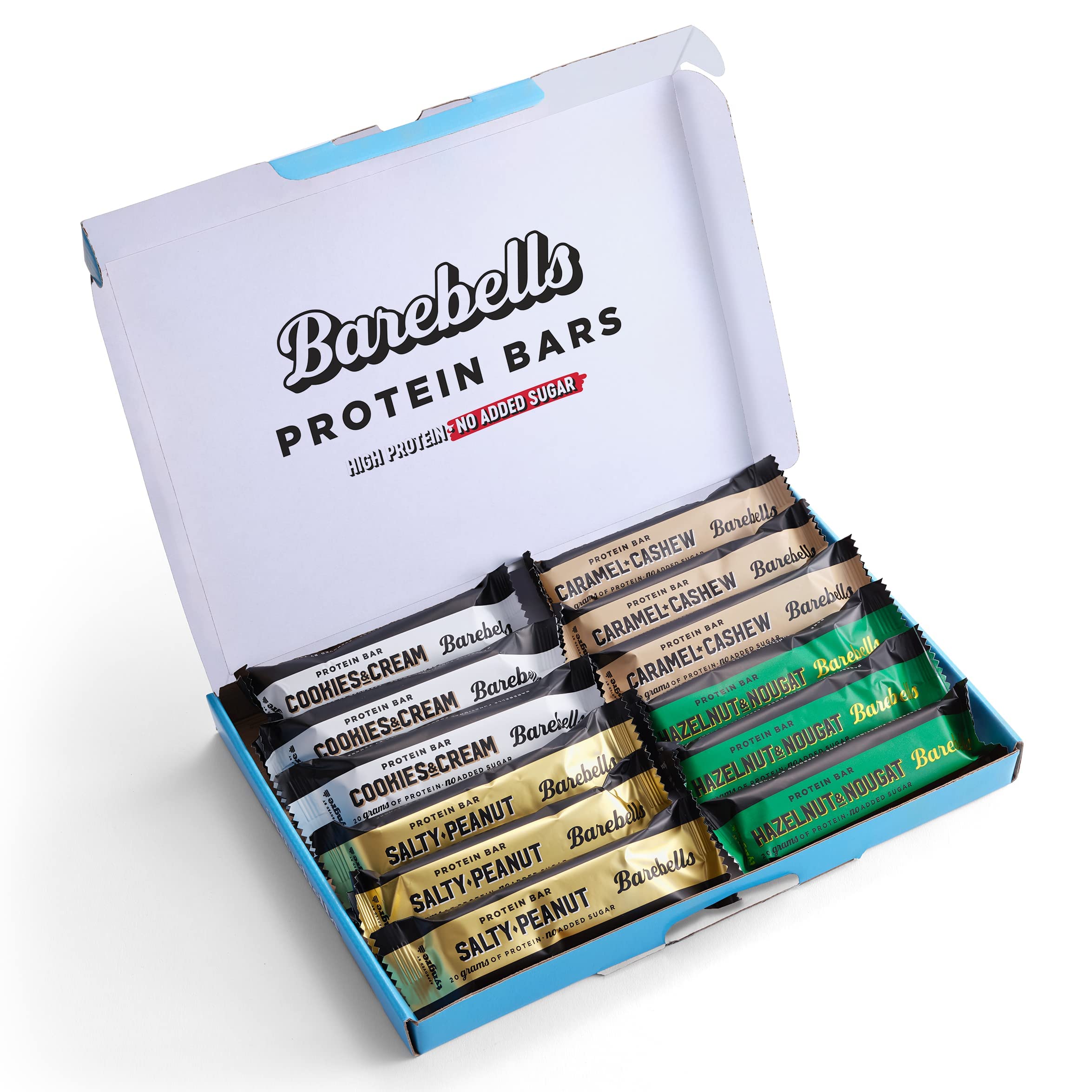 Barebells Protein Bars Variety Pack - 12 Pack Low Carb High Protein Snack Bars (20g Protein, 55g Each) | Chocolate Flavored Fitness Bars for Post Workout Recovery, Keto Diet & Healthy On-The-Go Snacking