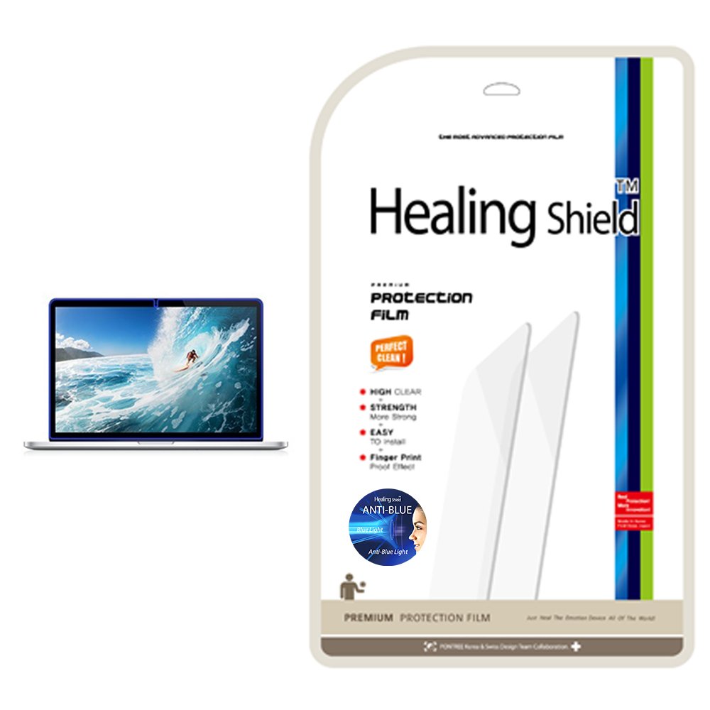 Healingshield AB Anti-Blue Light Screen Protector for Apple Macbook Pro 15-inch Retina Display - Reduce Eye Strain for Work & Gaming