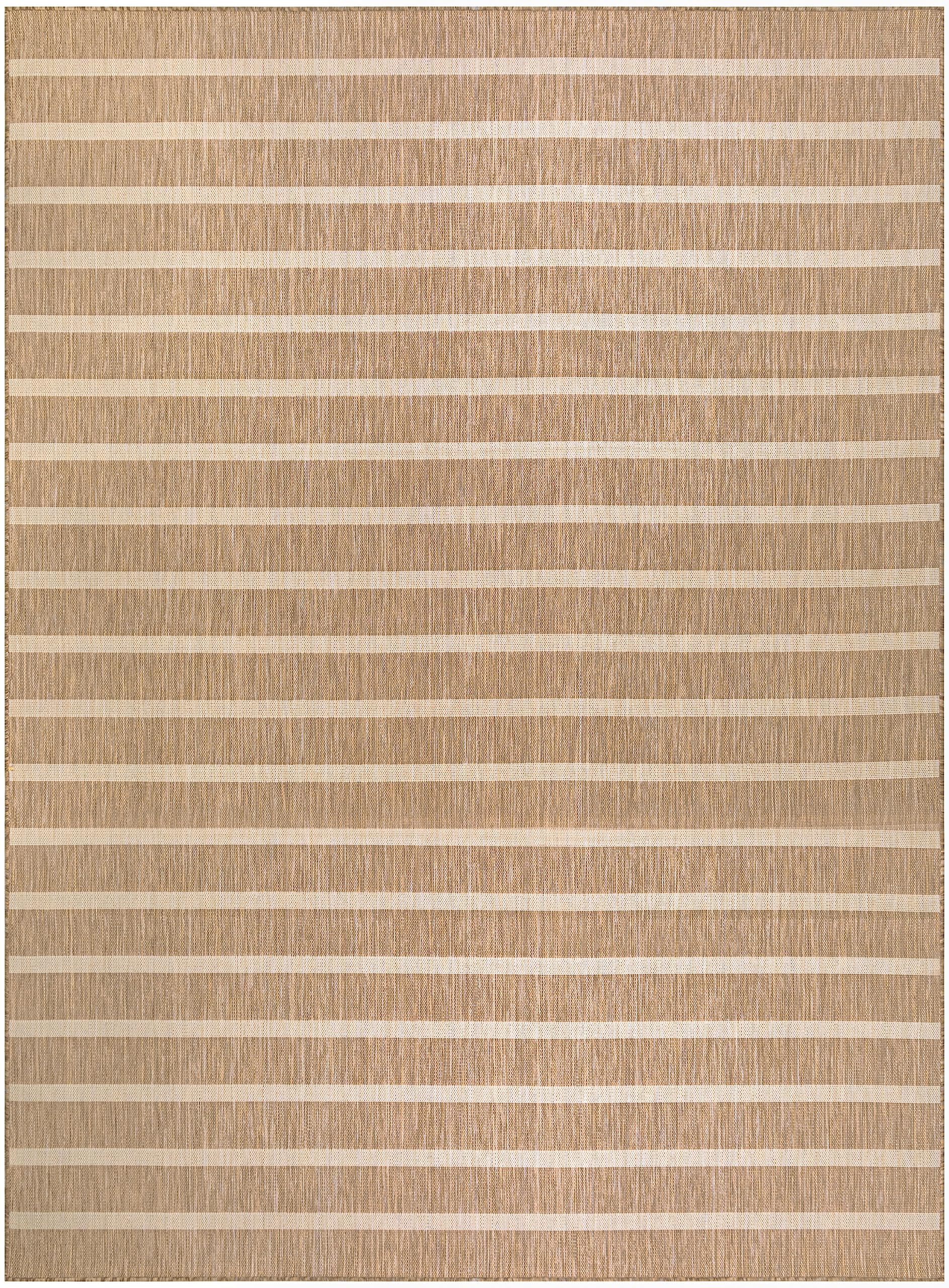 Nourison Positano 8' x 10' Indoor Outdoor Area Rug - Beige Ivory, Easy to Clean, Non-Shedding - Perfect for Bedroom, Living Room, Dining Room, Backyard, Deck & Patio | Durable & Stylish Home Decor for All Seasons