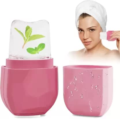 Cooling Facial Ice Roller for Glowing Skin & Tightening - Cryotherapy Massager for Puffiness, Wrinkles - Perfect for Morning Routine & Post-Workout Recovery