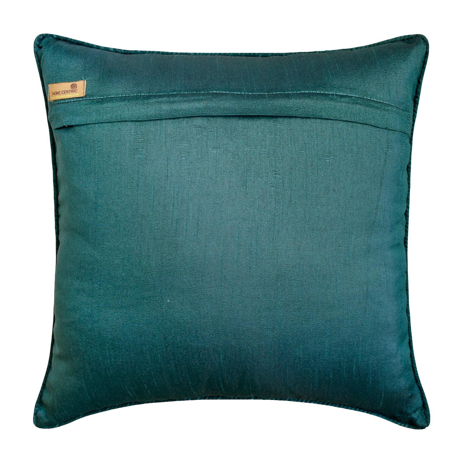 Ataro Teal Blue Jacquard Throw Pillow Cover - Decorative Cushion Cover for Sofa, Bed, Living Room - Home Decor Accent