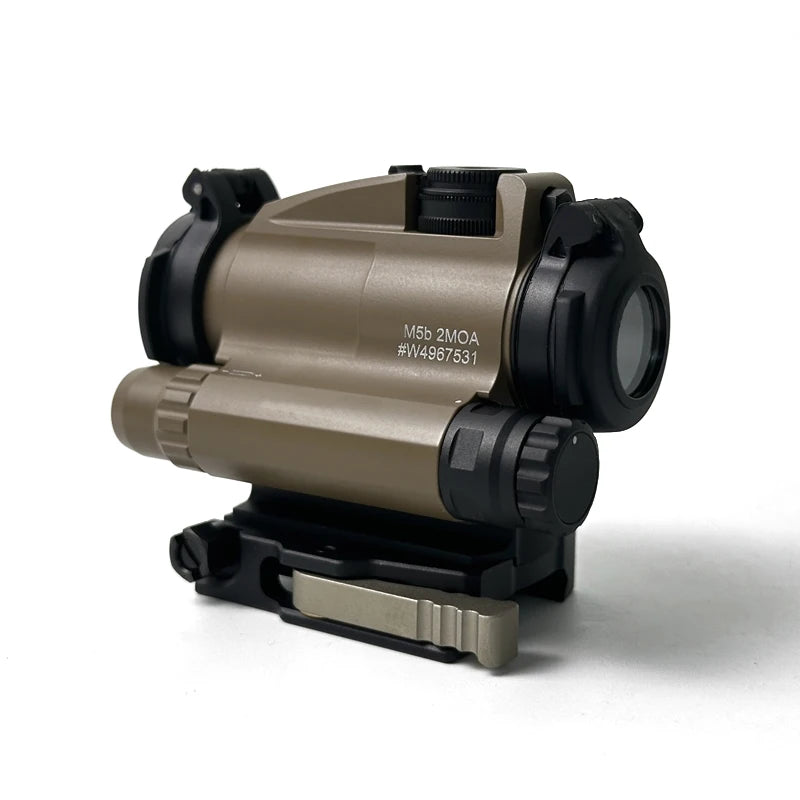 EVOLUTION GEAR Tactical M5b RDS Red Dot Sight Reflex Scope with LRP, BCM & LEAP QD Mount - Full Markings for Hunting, Airsoft & Tactical Shooting | Perfect for Outdoor Adventures, Range Training & Competitive Shooting