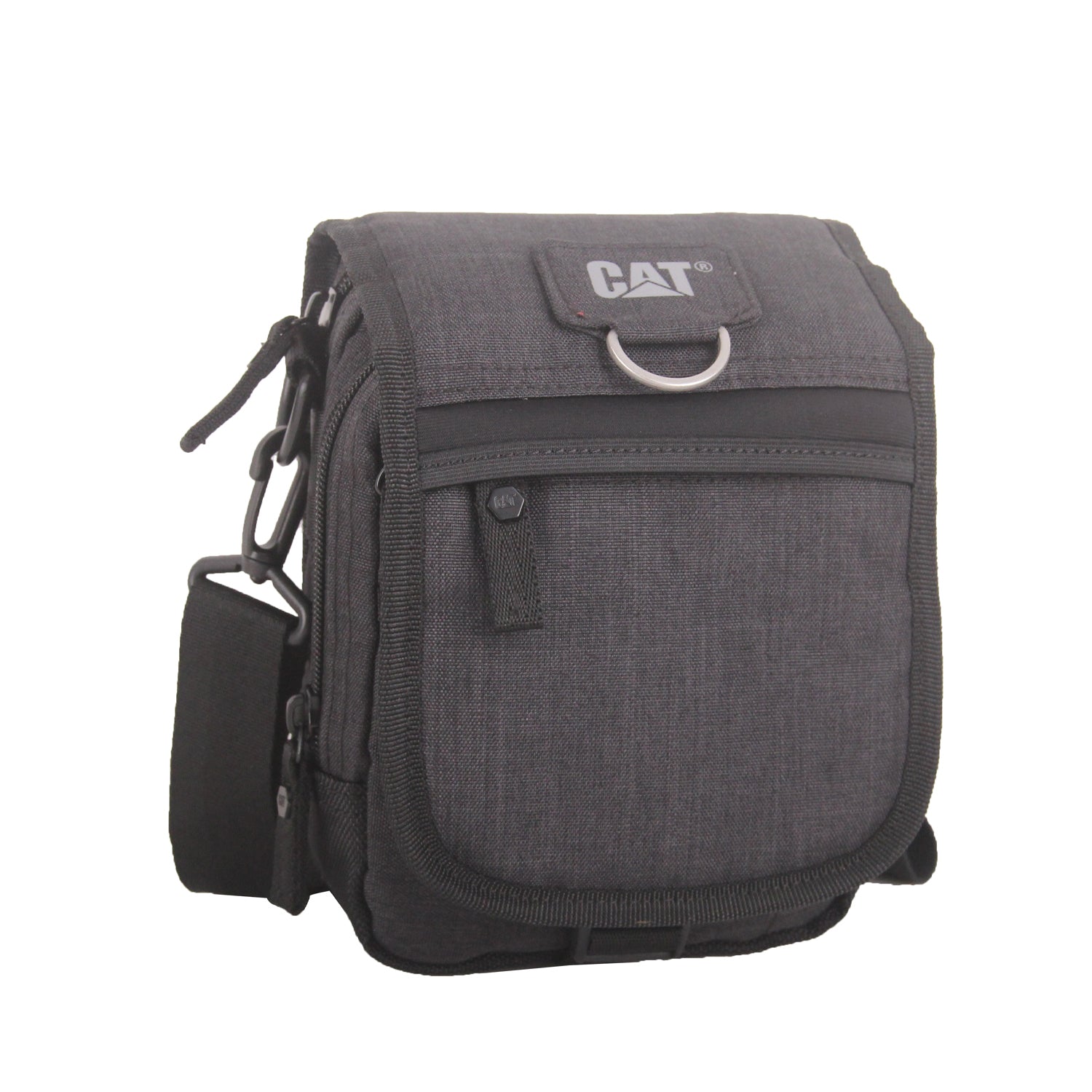 CAT 83439 218 Ronald Utility Tool Bag - Heavy Duty Grey Work Bag for Electricians, Plumbers & Construction Workers - Perfect for Job Sites & DIY Projects