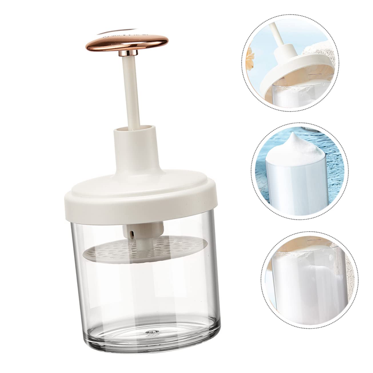 Electric Milk Frother & Foam Maker for Coffee, Lattes, Facial Cleanser & Shampoo | Easy Clean Handheld Whisker | Perfect for Home Barista, DIY Skincare & Hair Care Routines