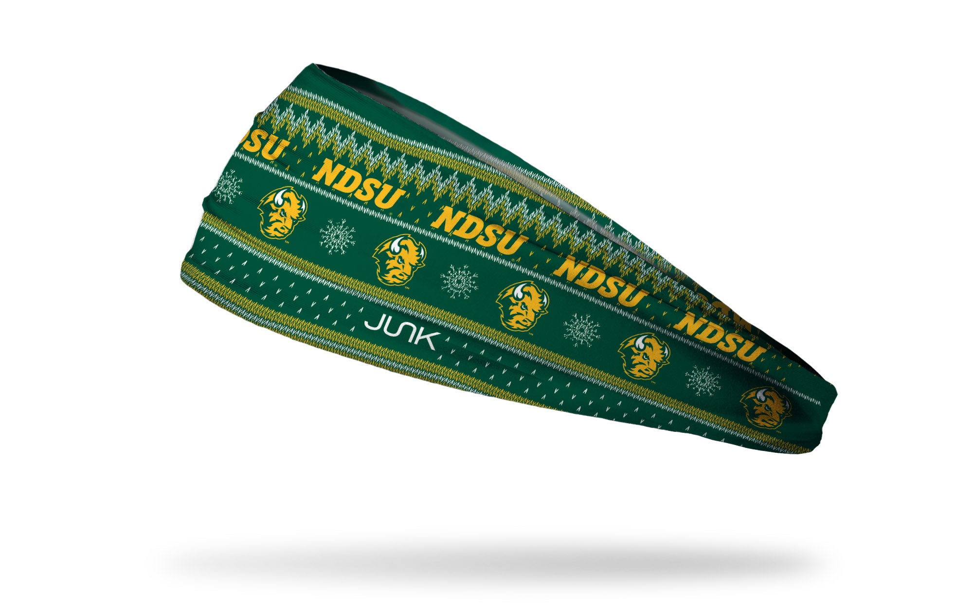 North Dakota State University Winter Break Big Bang Lite Headband - Warm Fleece Headband for Women & Men - Perfect for Skiing, Running, and Cold Weather Activities