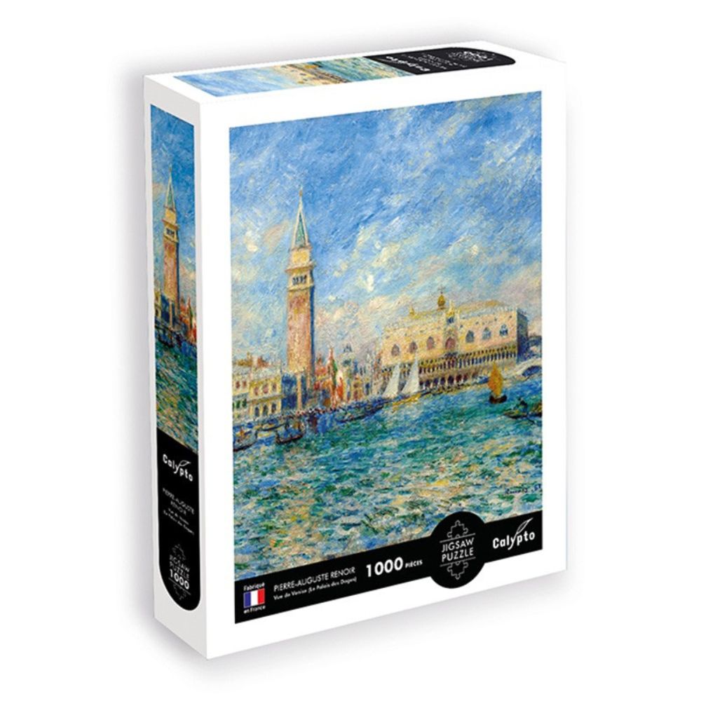 1000 Piece Jigsaw Puzzle - Venice, The Doge's Palace by Pierre Auguste Renoir | Calypto Art Puzzle for Adults | Home Decor & Relaxation Activity