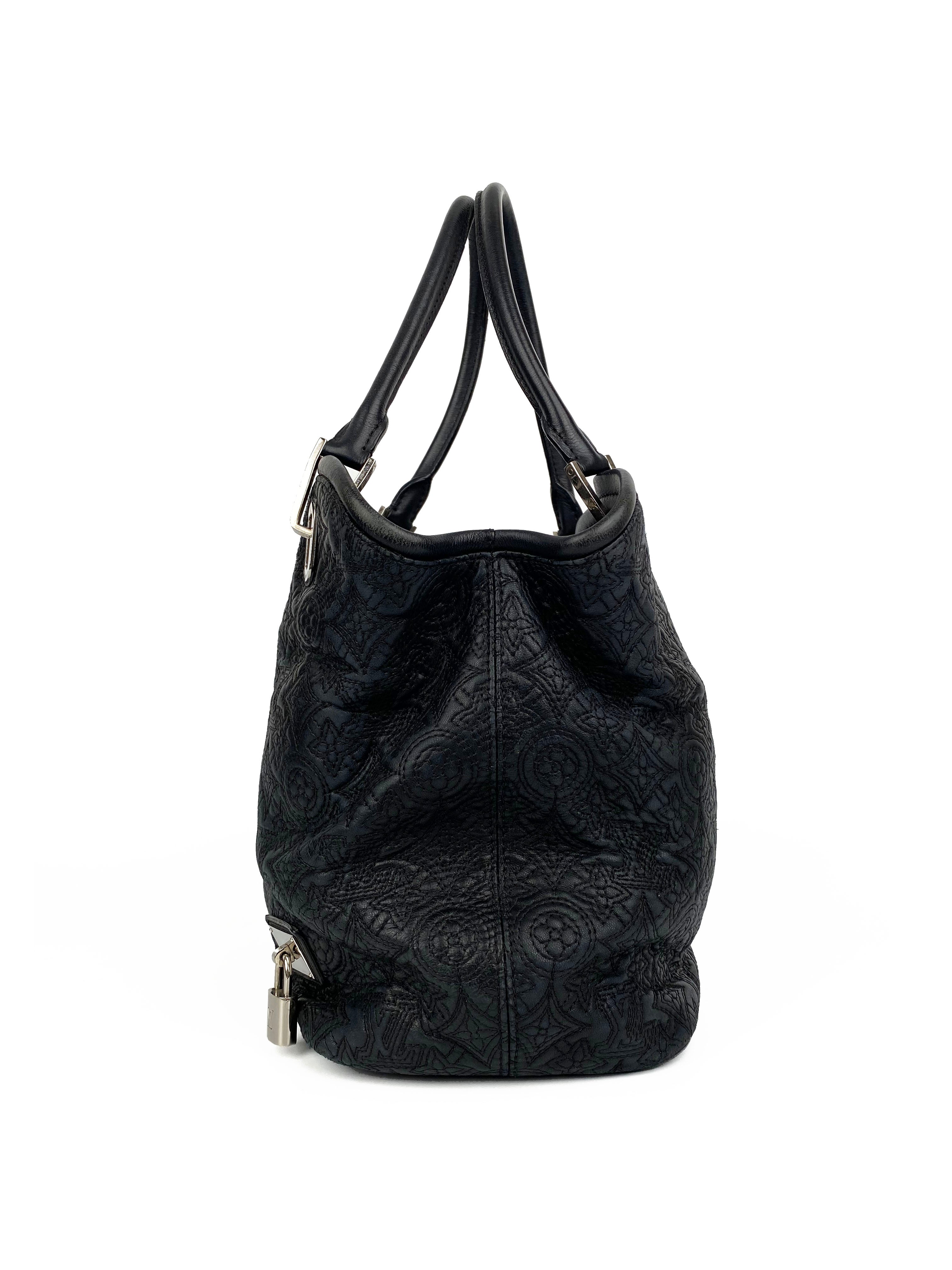 Authentic Louis Vuitton Black Antheia Hobo PM Handbag - Luxury Leather Shoulder Bag for Women | Perfect for Work, Travel & Evening Events