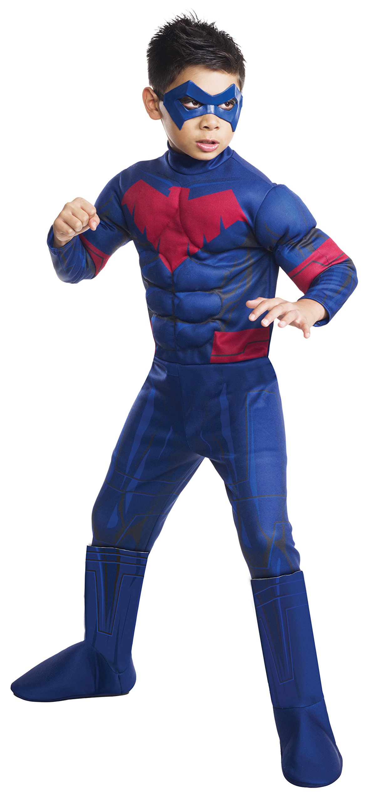 Rubie's Batman Unlimited Nightwing Deluxe Child Costume - Official DC Comics Superhero Dress Up for Halloween, Cosplay & Birthday Parties