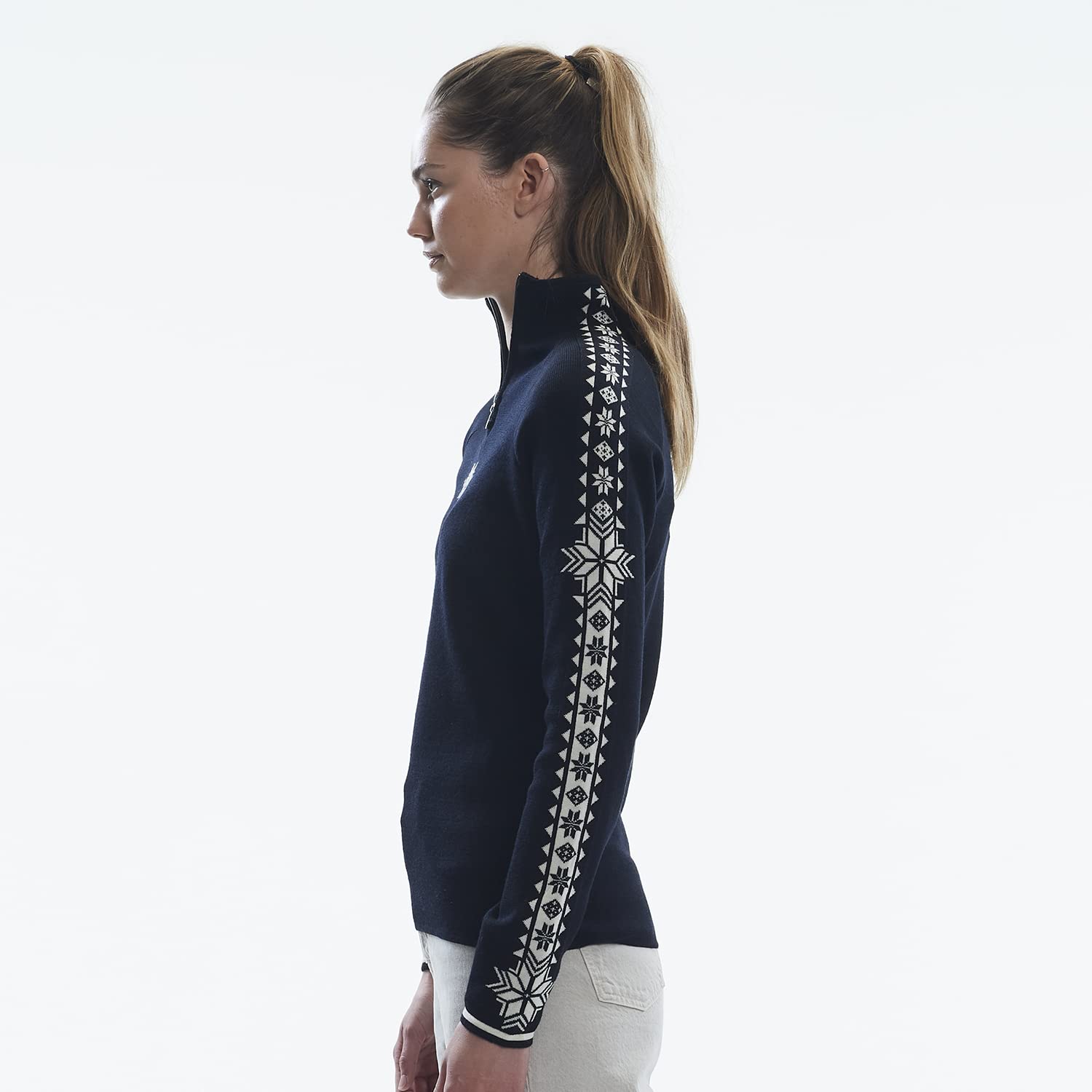 Dale of Norway Geilo Women's Sweater - 100% Soft Merino Wool Pullover for Winter, Hiking & Outdoor Activities