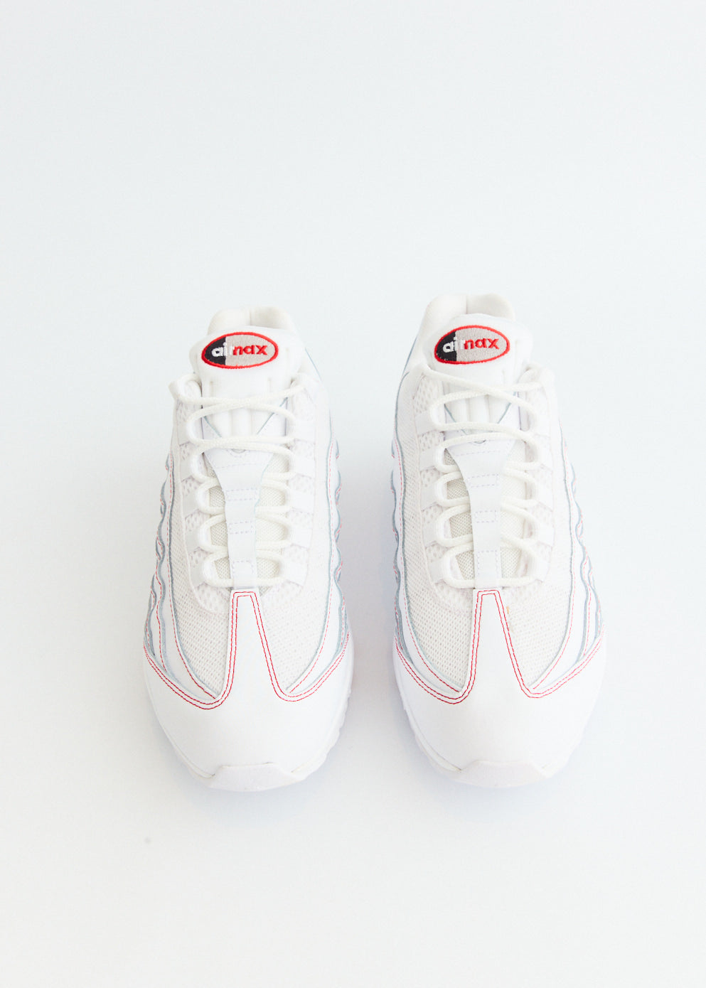 Nike Air Max 95 OG 'White University Red' Men's Running Shoes - Retro Style for Jogging, Gym Workouts & Streetwear Fashion