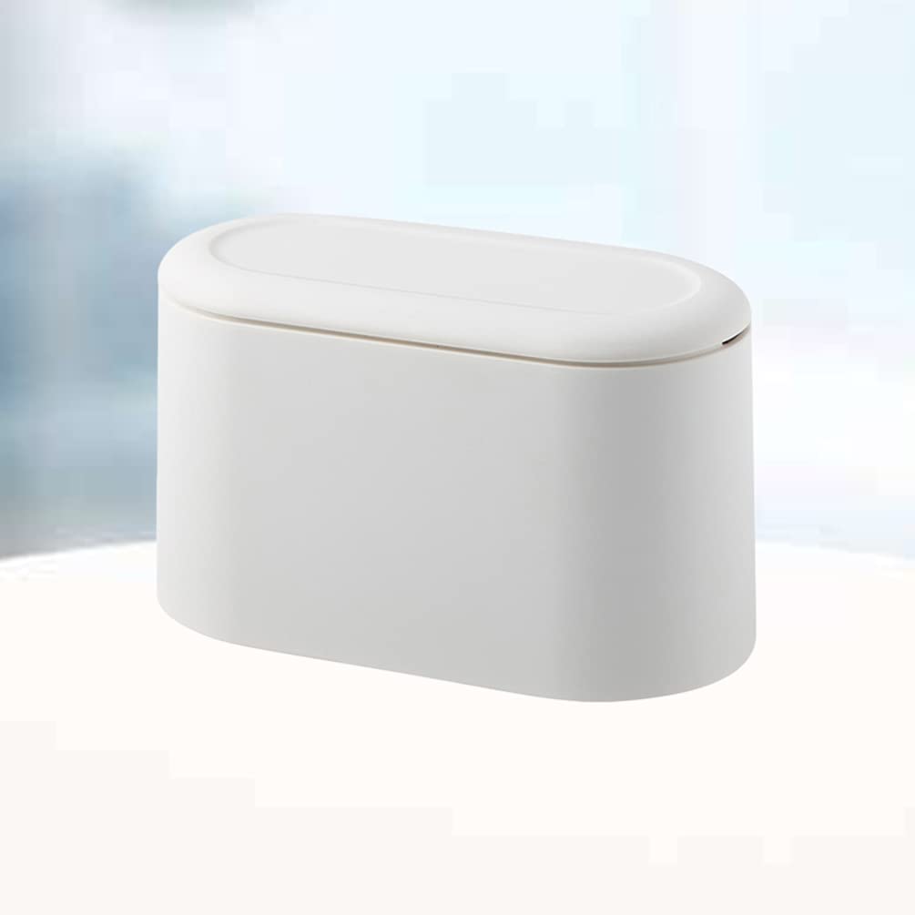 1pc Small Desktop Trash Can - Mini Table Waste Bin for Office, Home & Kitchen - Compact Garbage Can for Paper, Snacks & Small Waste - Perfect for Desk, Counter & Workspace