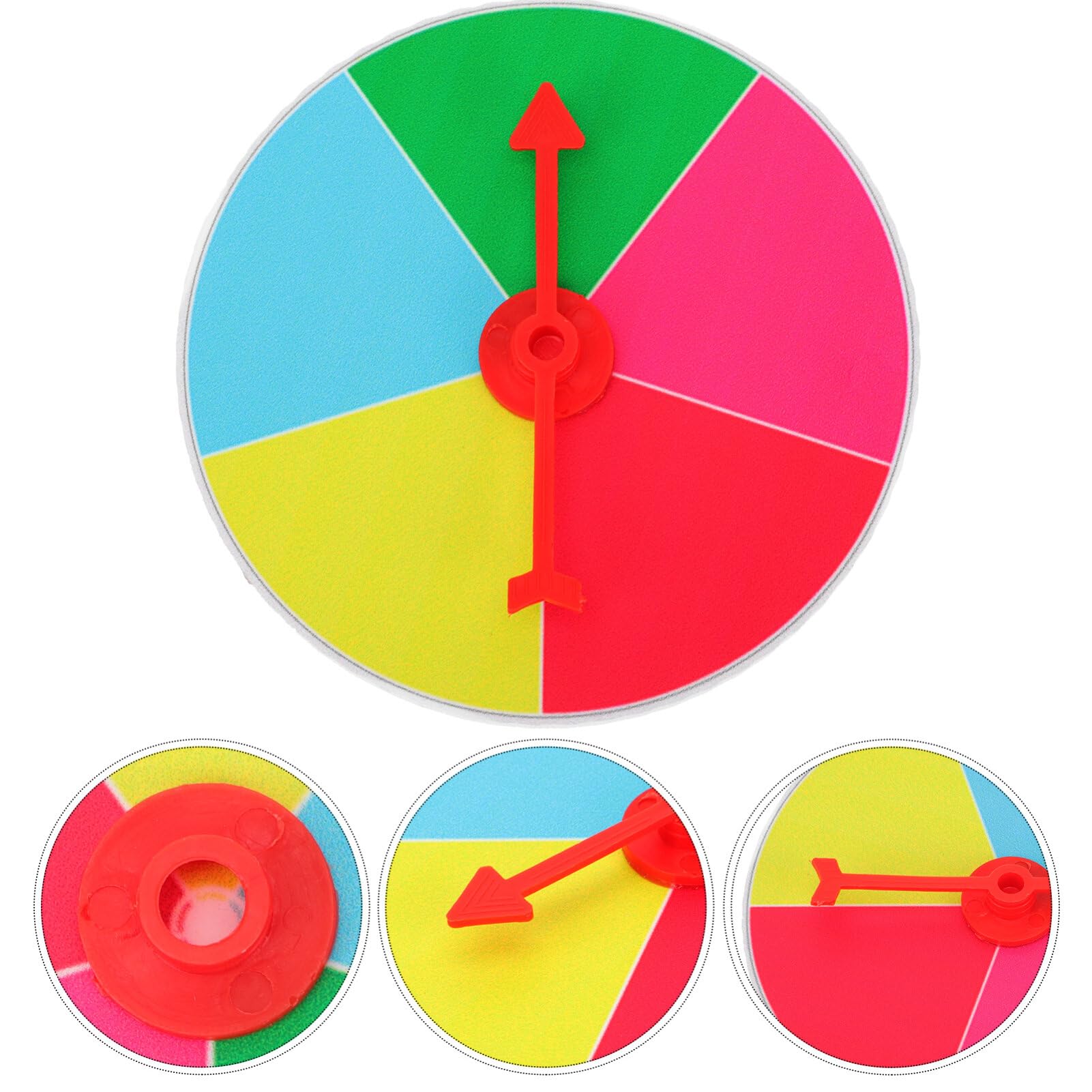 Gadpiparty Prize Wheel Slots - Wall Mount Spinning Wheel Game for Parties & Events - Reusable Turn Plate with 10 Slots - Perfect for Carnival, Casino Nights & Fundraisers