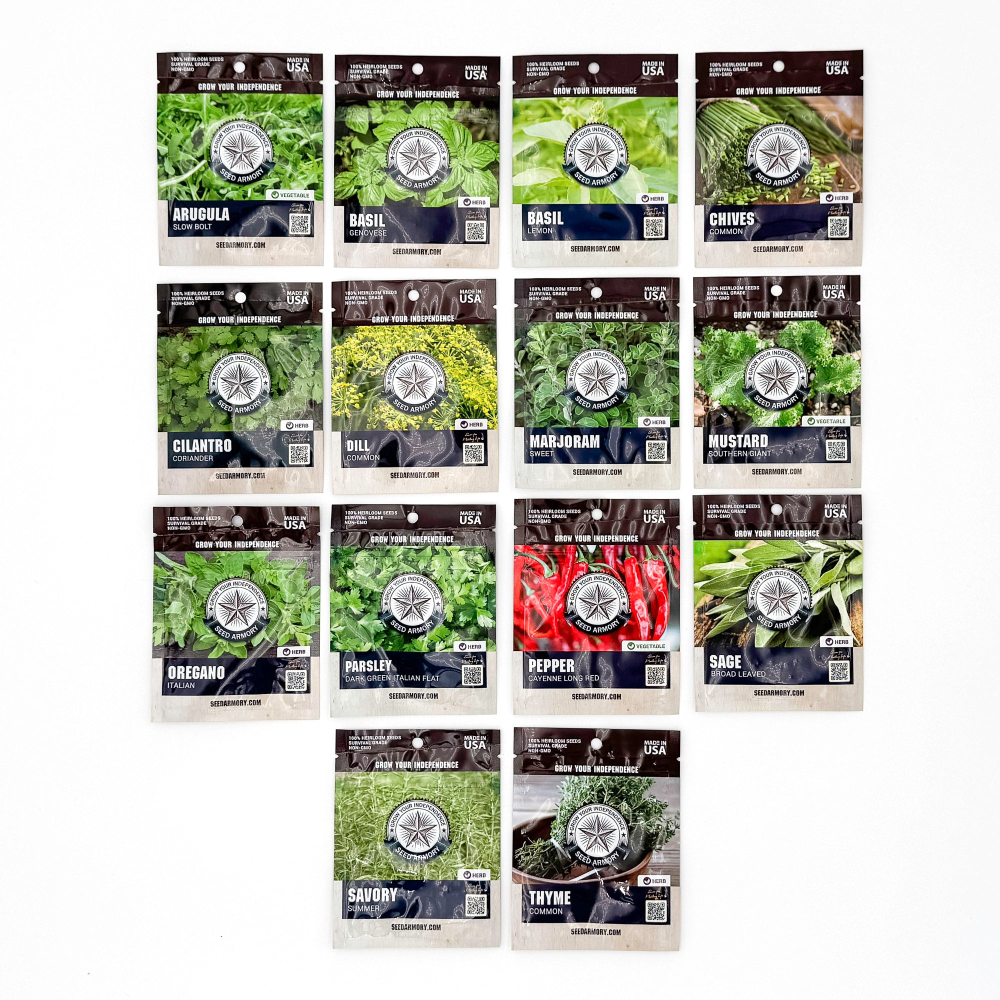 14 Varieties of Premium Culinary Vault Seeds for Home Gardening, Cooking & Gourmet Recipes