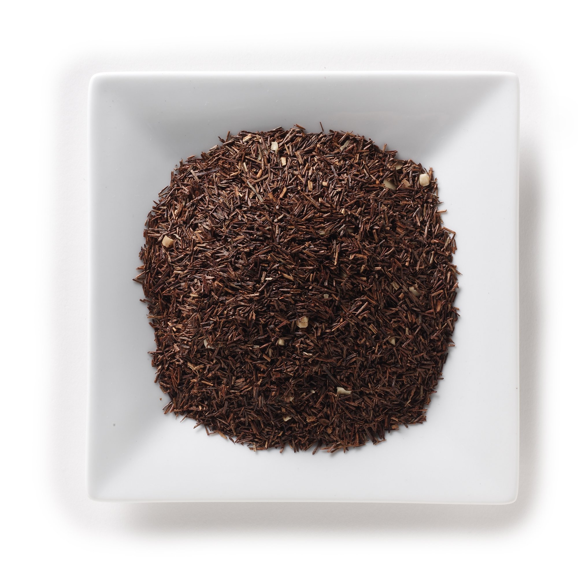 Organic Mahamosa Rooibos Herbal Tea Gift Set with Stainless Steel Infuser - 2oz Roasted Almond Red Bush Tea + Tea Ball - Perfect for Relaxation, Gifts & Afternoon Tea Time