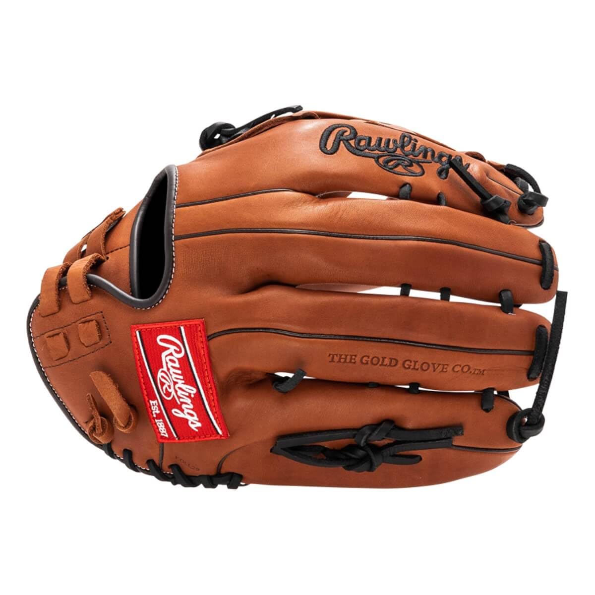 Rawlings R9 13-Inch Slow Pitch Softball Glove for Left Hand Throwers - Premium Leather Baseball Mitt with Deep Pocket for Adult Players | Ideal for Slow Pitch Games, Practice & Training Sessions