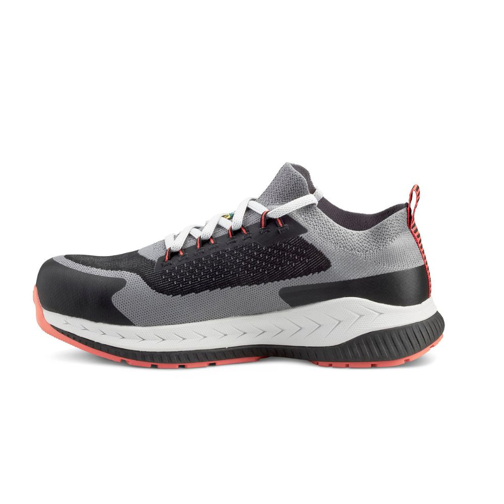 Terra Eclipse SD TR0A4T8MBLR Men's Composite Toe Athletic Work Shoes - Lightweight Safety Sneakers for Construction & Industrial Work - Black/Red - Perfect for Warehouse, Factory & Outdoor Jobs