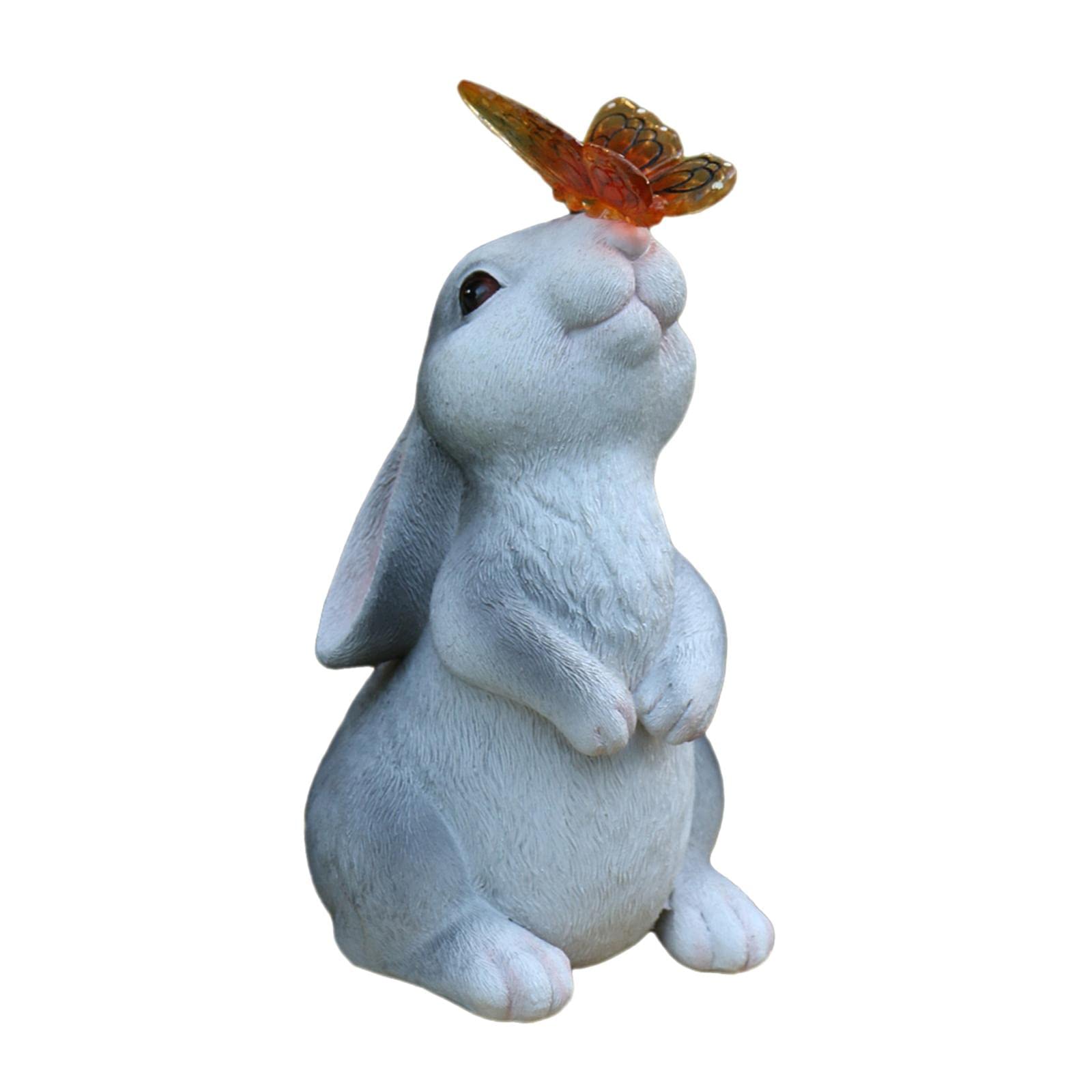 Solar Garden Lights - Cute Rabbit Figure Pathway Lights for Outdoor Decor, Balcony, Patio, Walkway & Yard | Solar-Powered Animal Ornaments for Party, Garden & Landscape Lighting