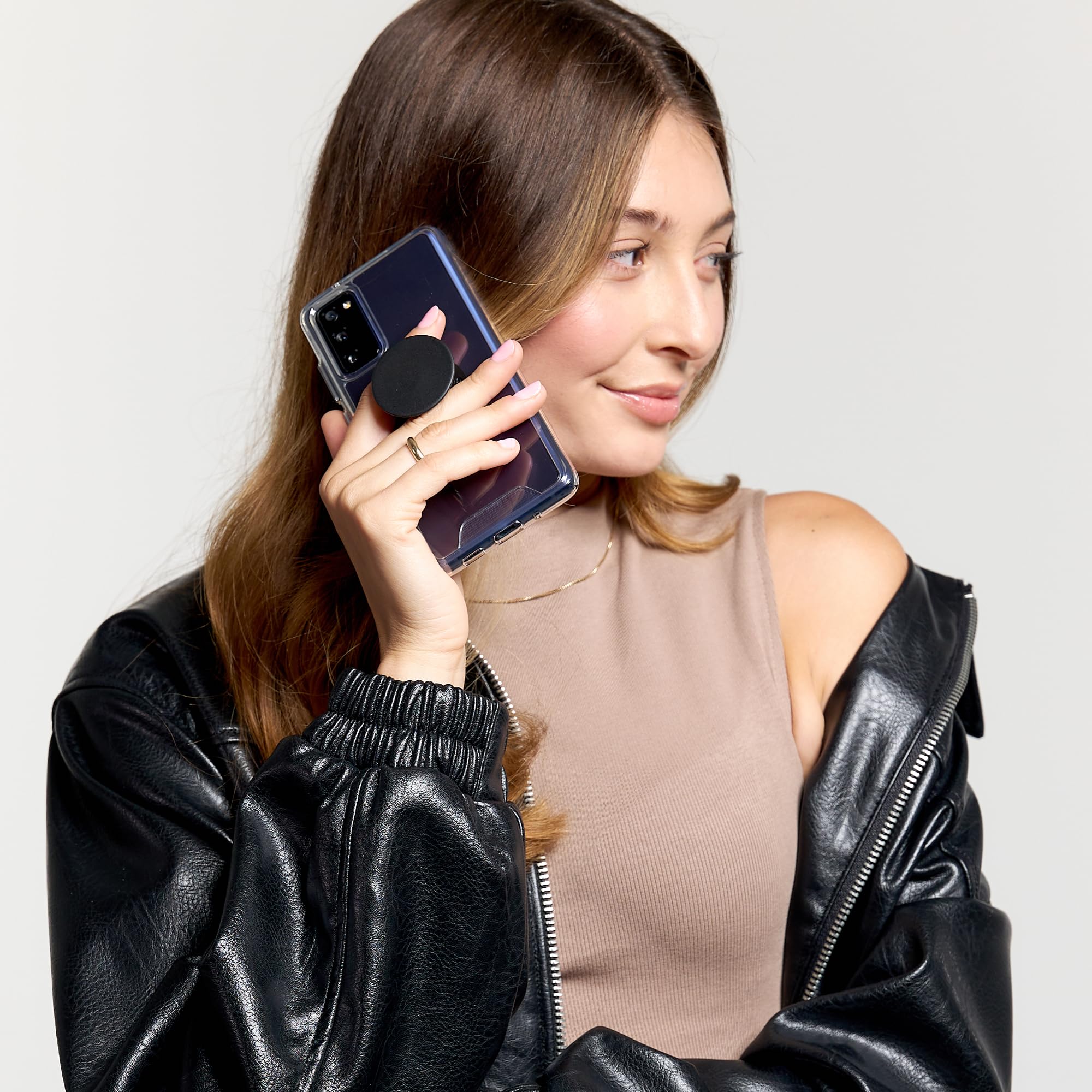 Best PopSockets Phone Grip with Expanding Kickstand - Black | Secure Phone Holder for iPhone, Samsung & Smartphones | Perfect for Selfies, Video Calls & Hands-Free Viewing