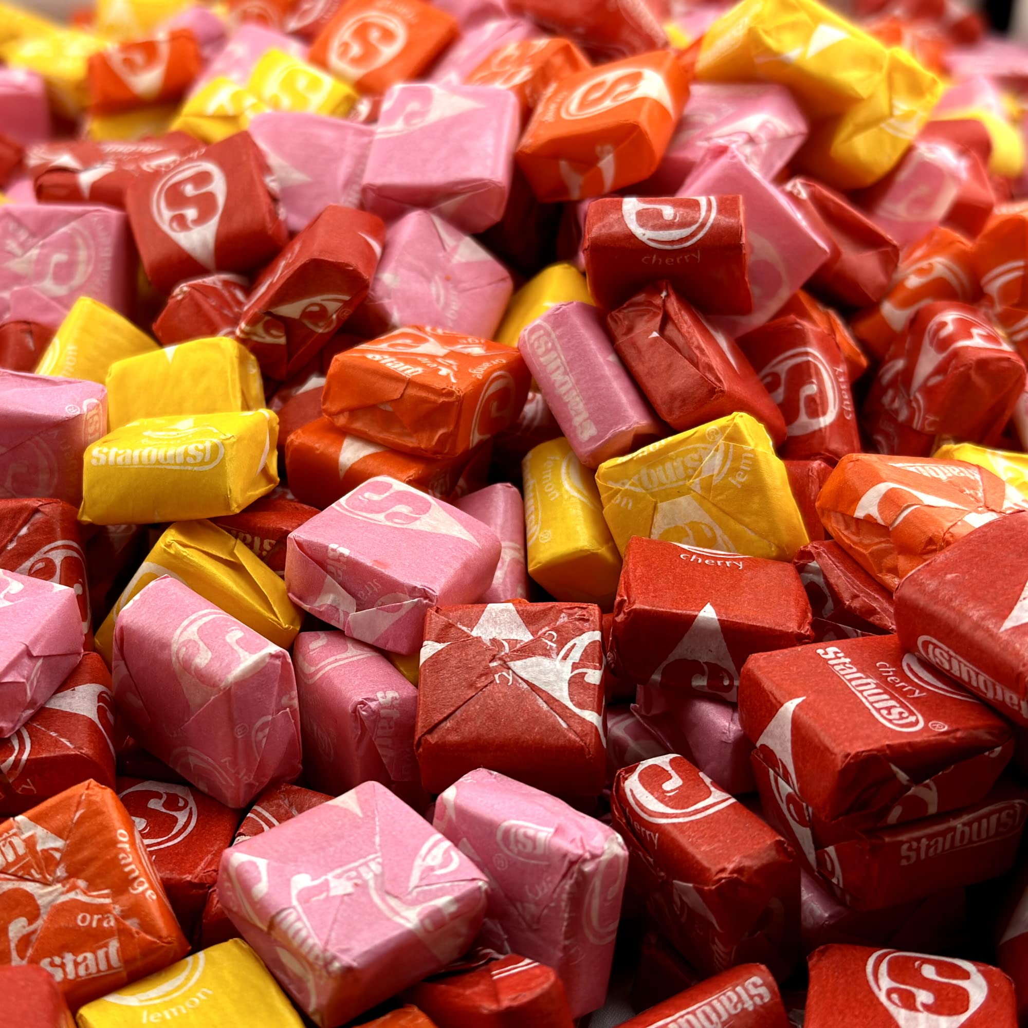 Bulk Fruit Taffy Candy - 2lb Bag of Individually Wrapped Chewy Candies | Perfect for Party Favors, Halloween Treats & Office Snacks