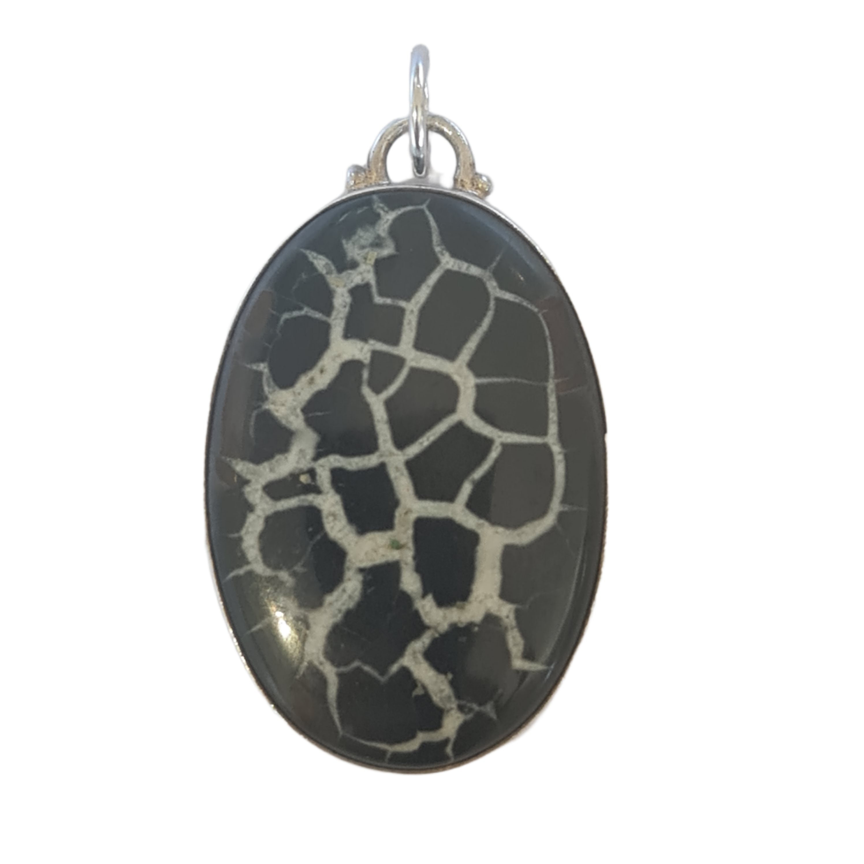 Natural Septarian Stone Pendant Necklace - Handmade Healing Crystal Jewelry for Women - Perfect for Meditation, Energy Healing & Spiritual Gifts
